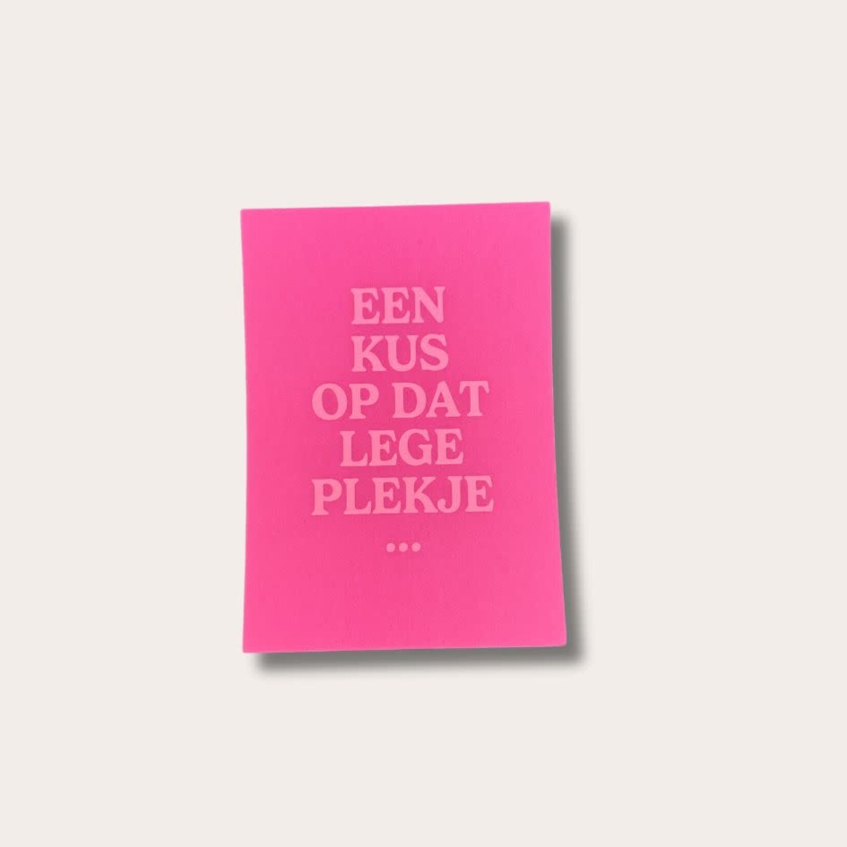 Kaart - Een kus op dat lege plekje
