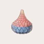 Voorraadpot Livia S - blauw/ roze