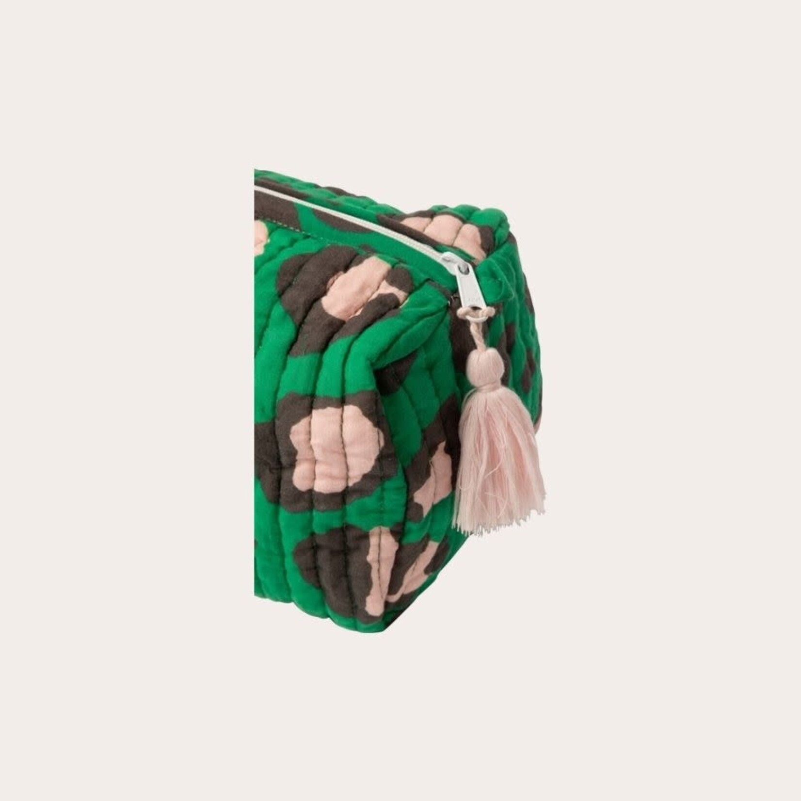 Toilettasje - luipaard, groen