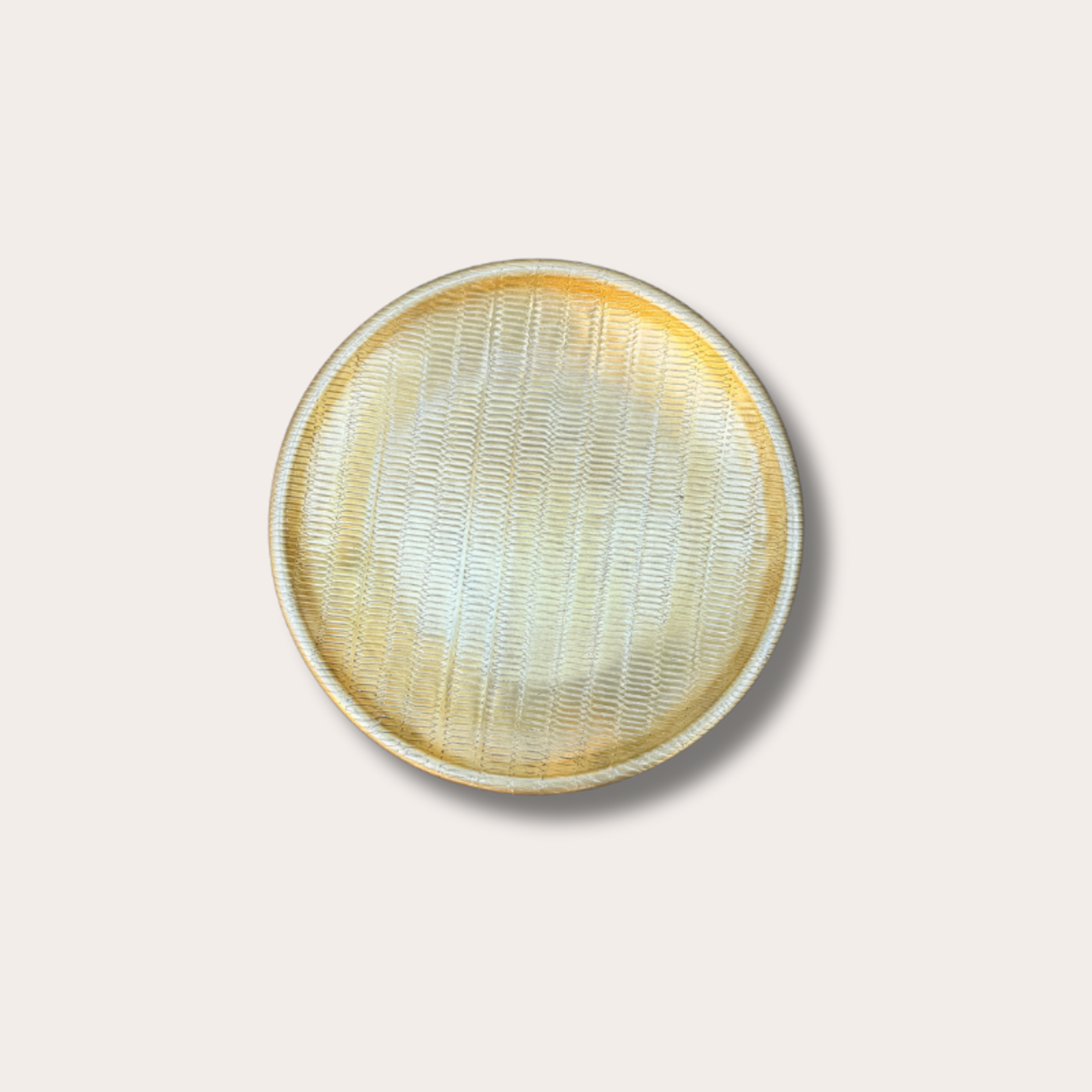 Dienbladen rond - goud