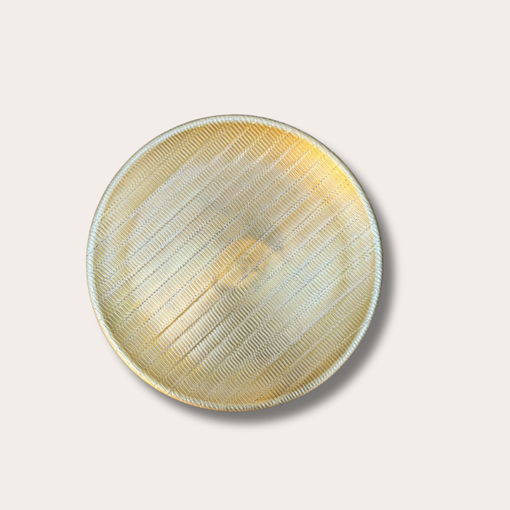 Dienbladen rond - goud