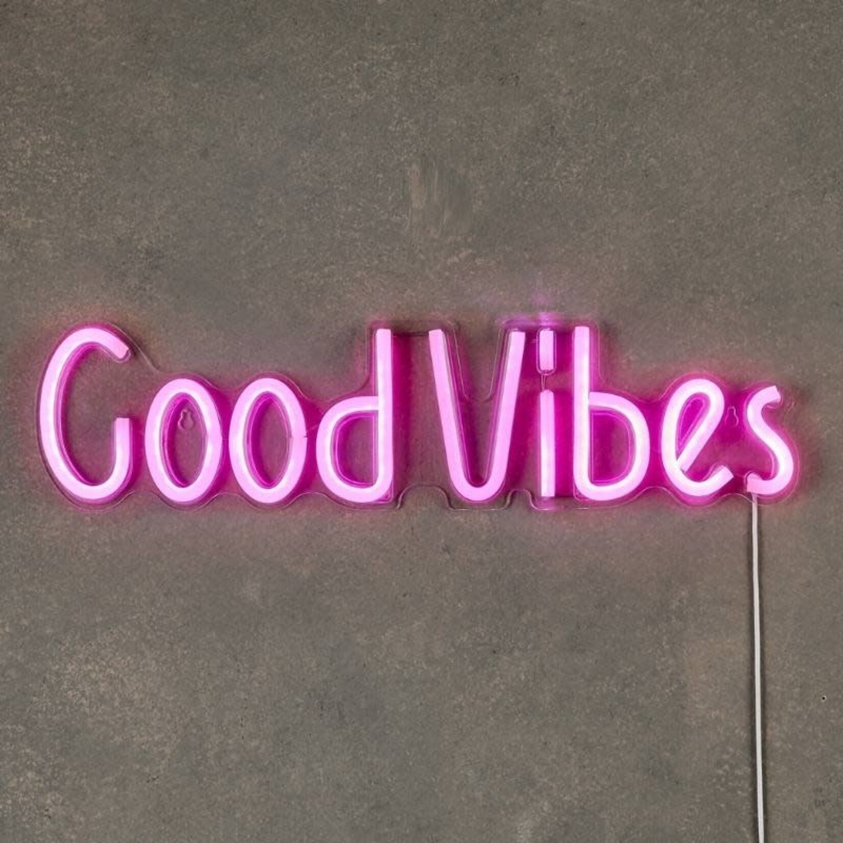 Neon lamp - Good vibes - Roze