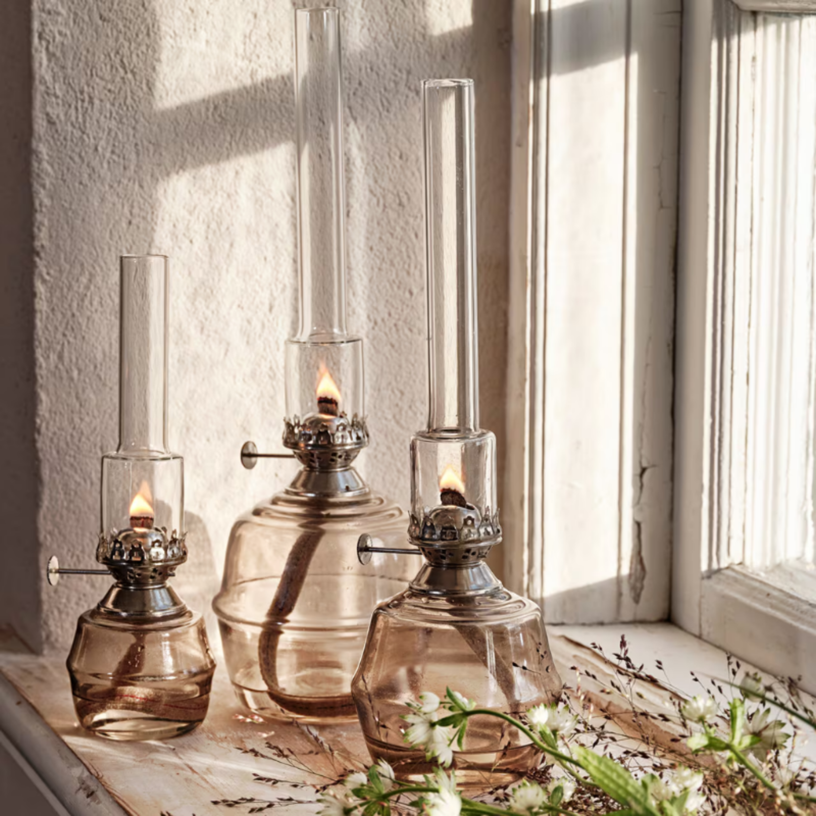 Olielamp - Majken Grey - Medium