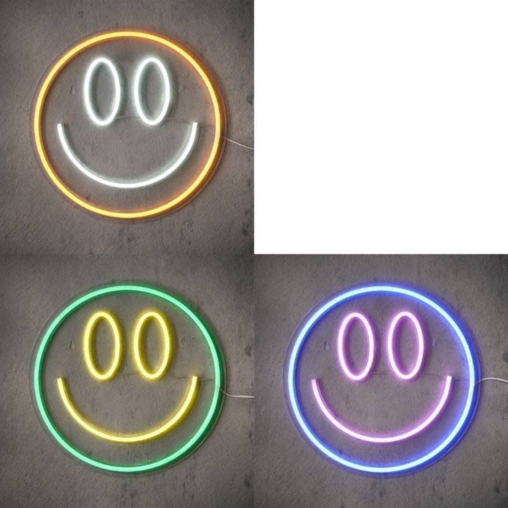 Neon lamp - Smiley