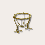 Eierdop op pootjes - messing