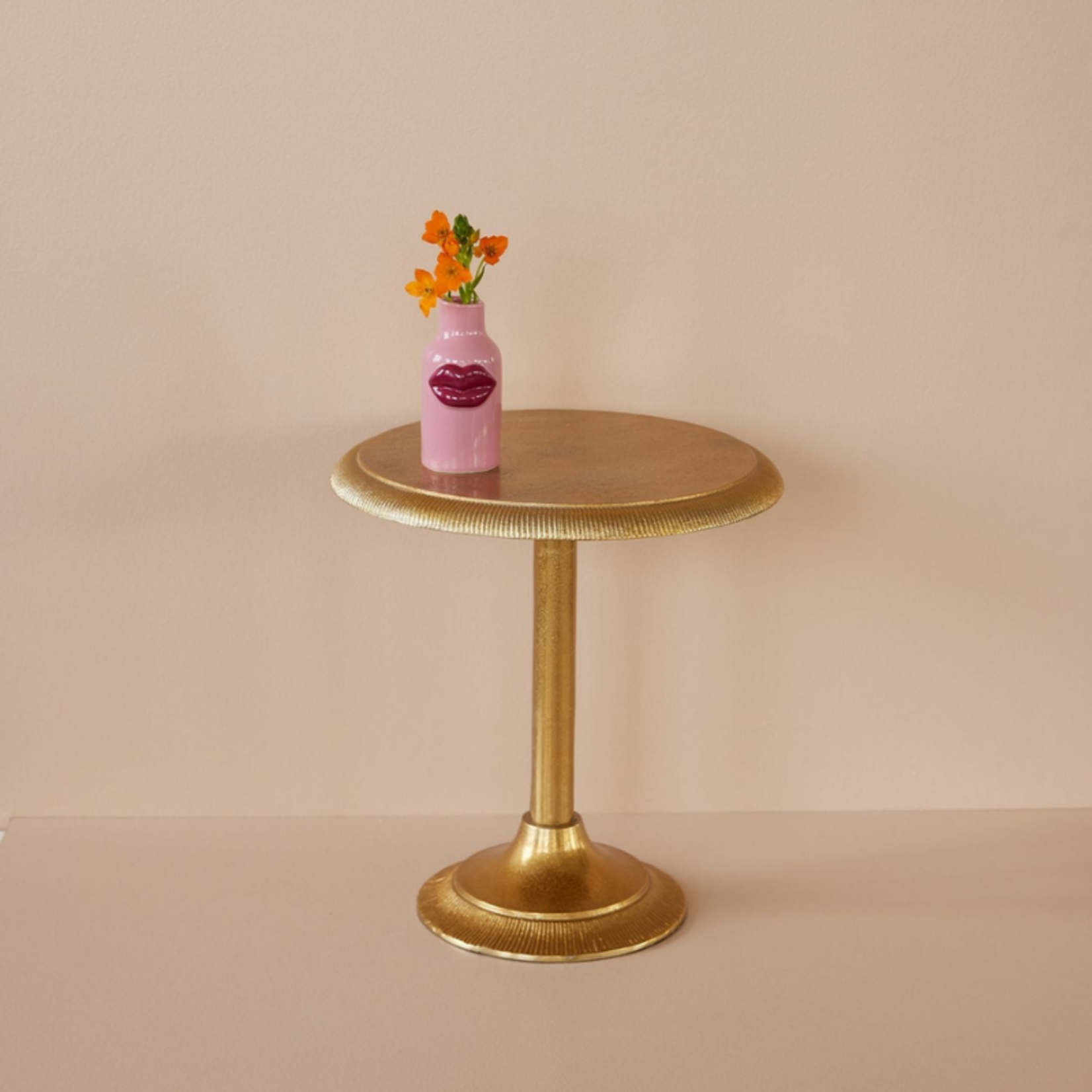 Tafeltje - goud rond - savi