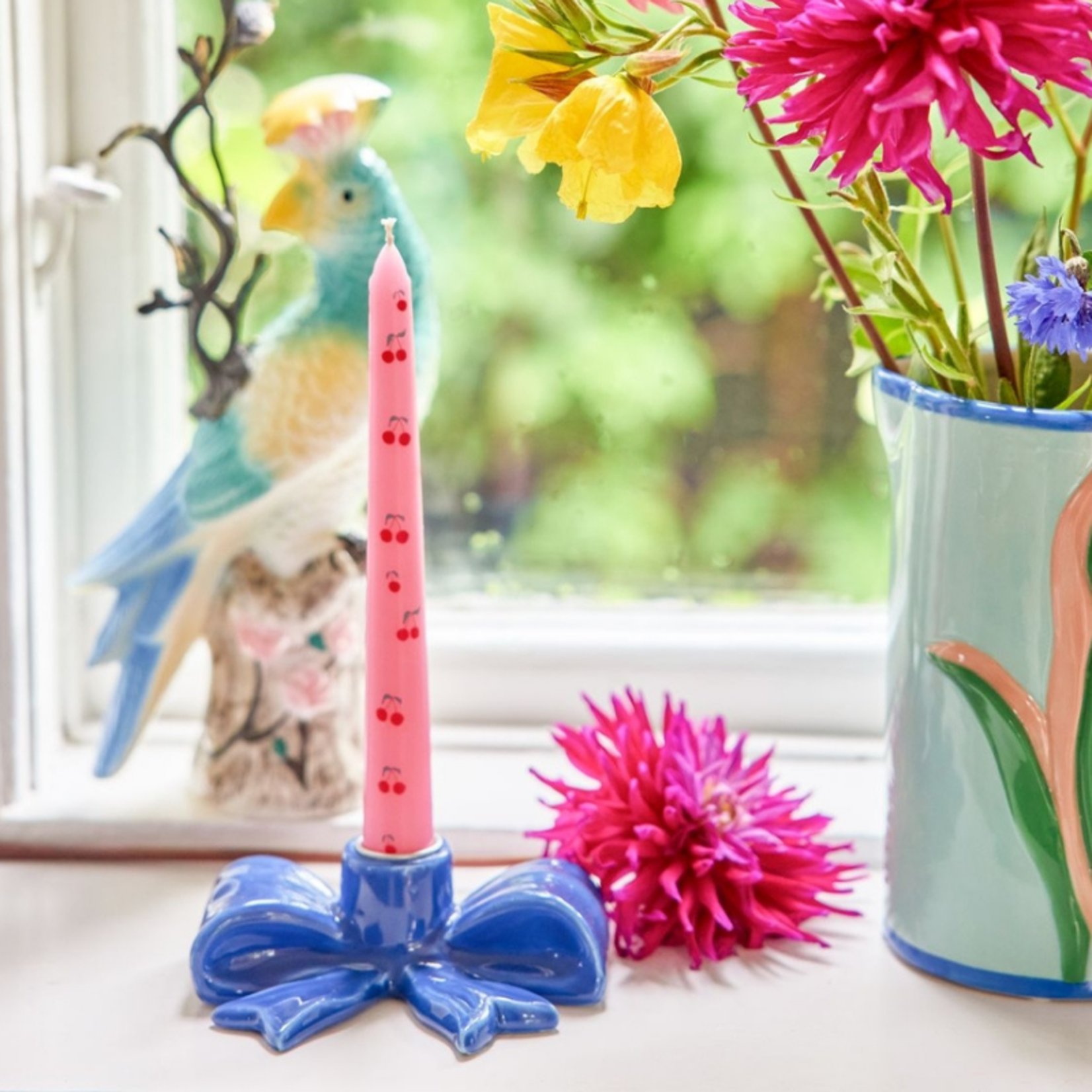 Kaarsen cherry - set van 2