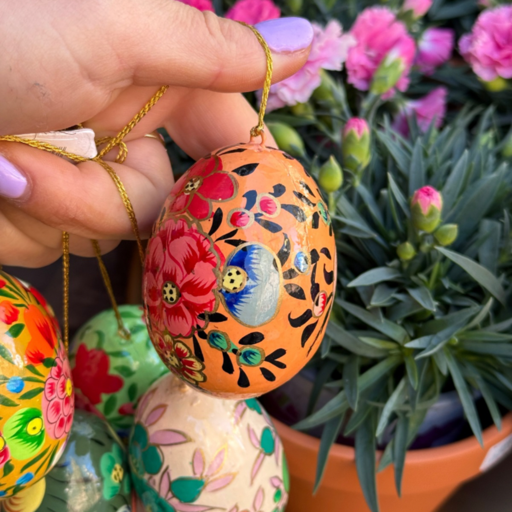 Handbeschilderde paaseieren