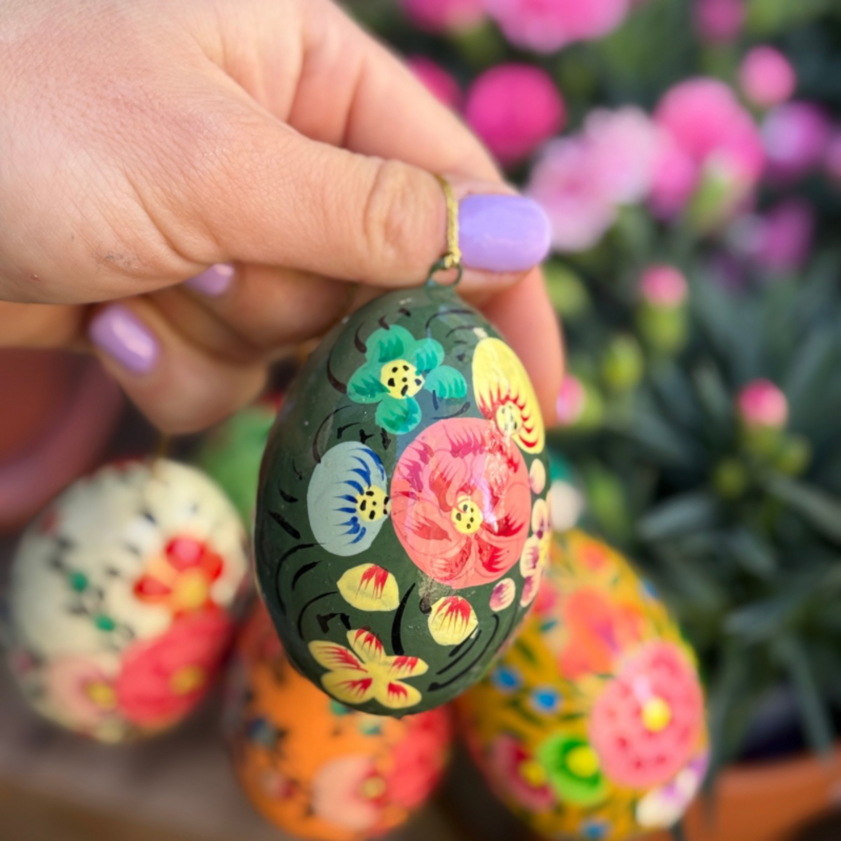 Handbeschilderde paaseieren