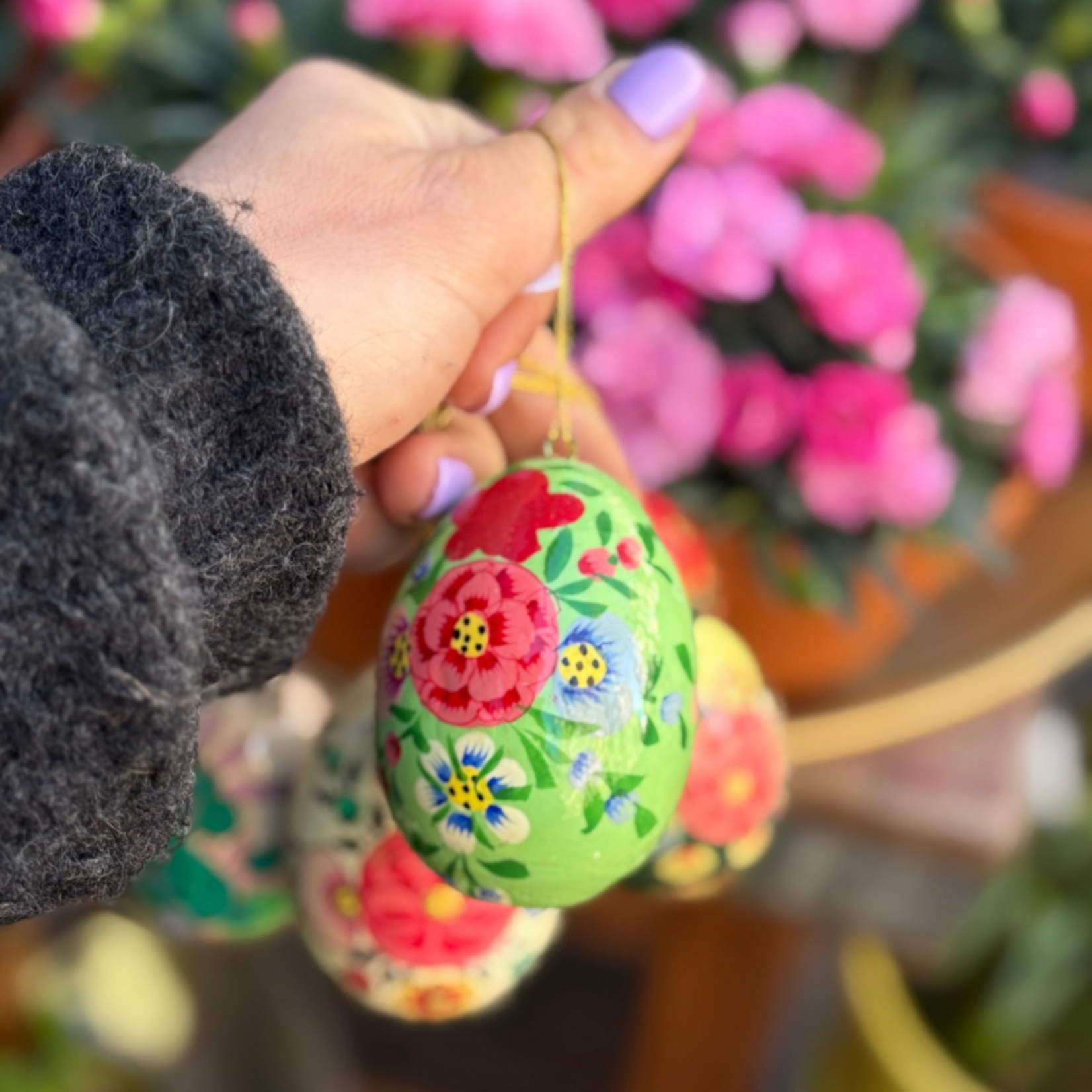 Handbeschilderde paaseieren