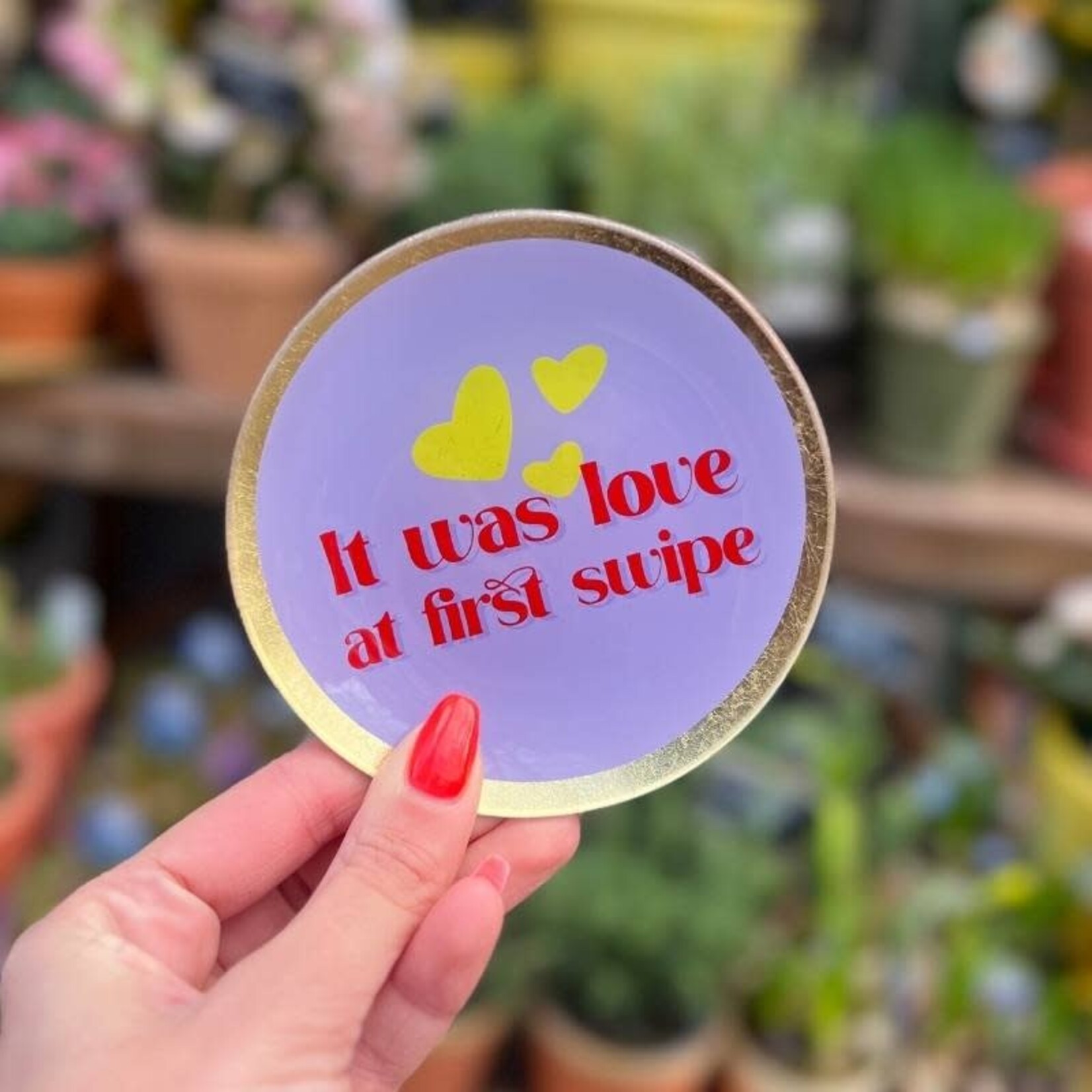 Love plate - Love at first swipe S