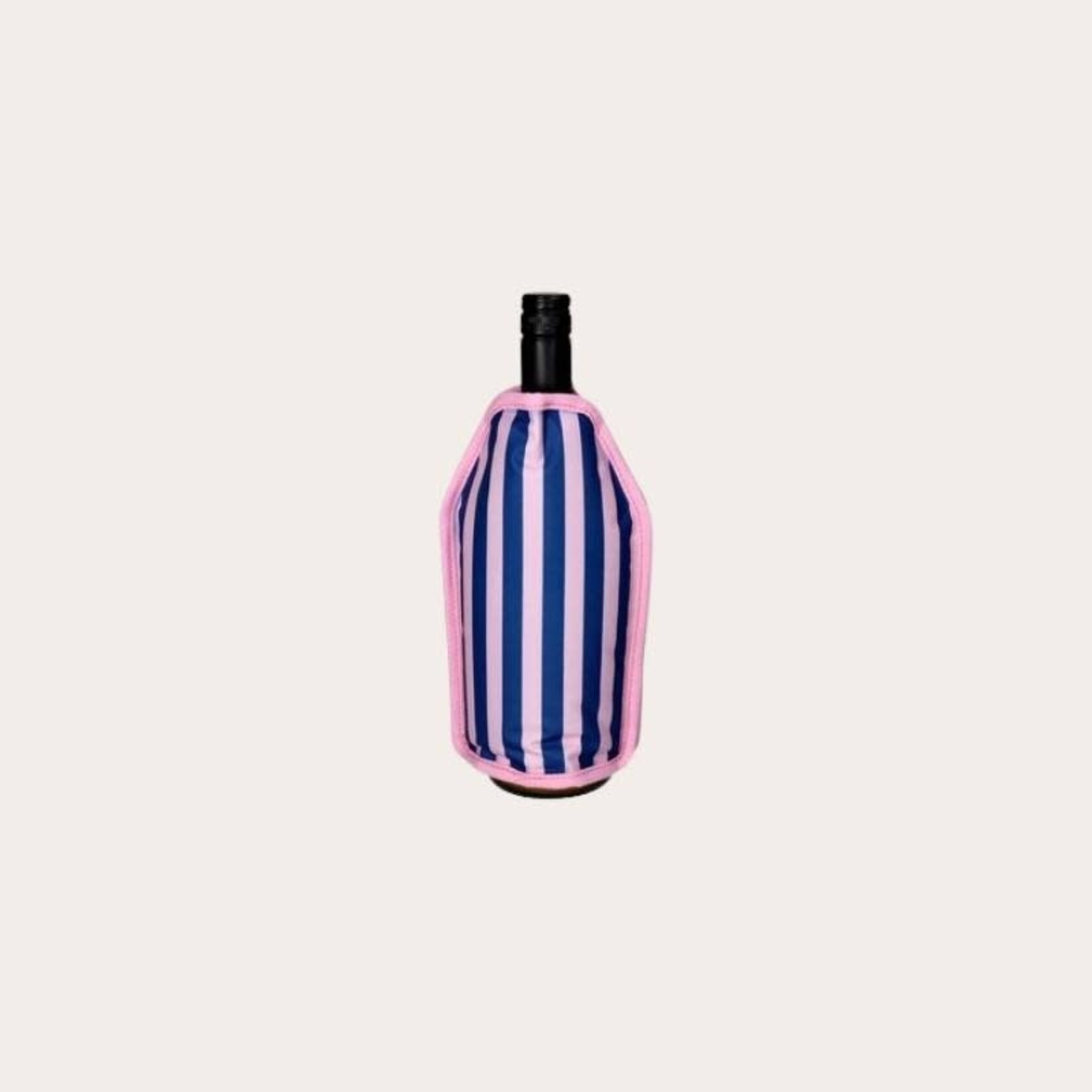 Wijnkoeler strepen - Blauw/roze