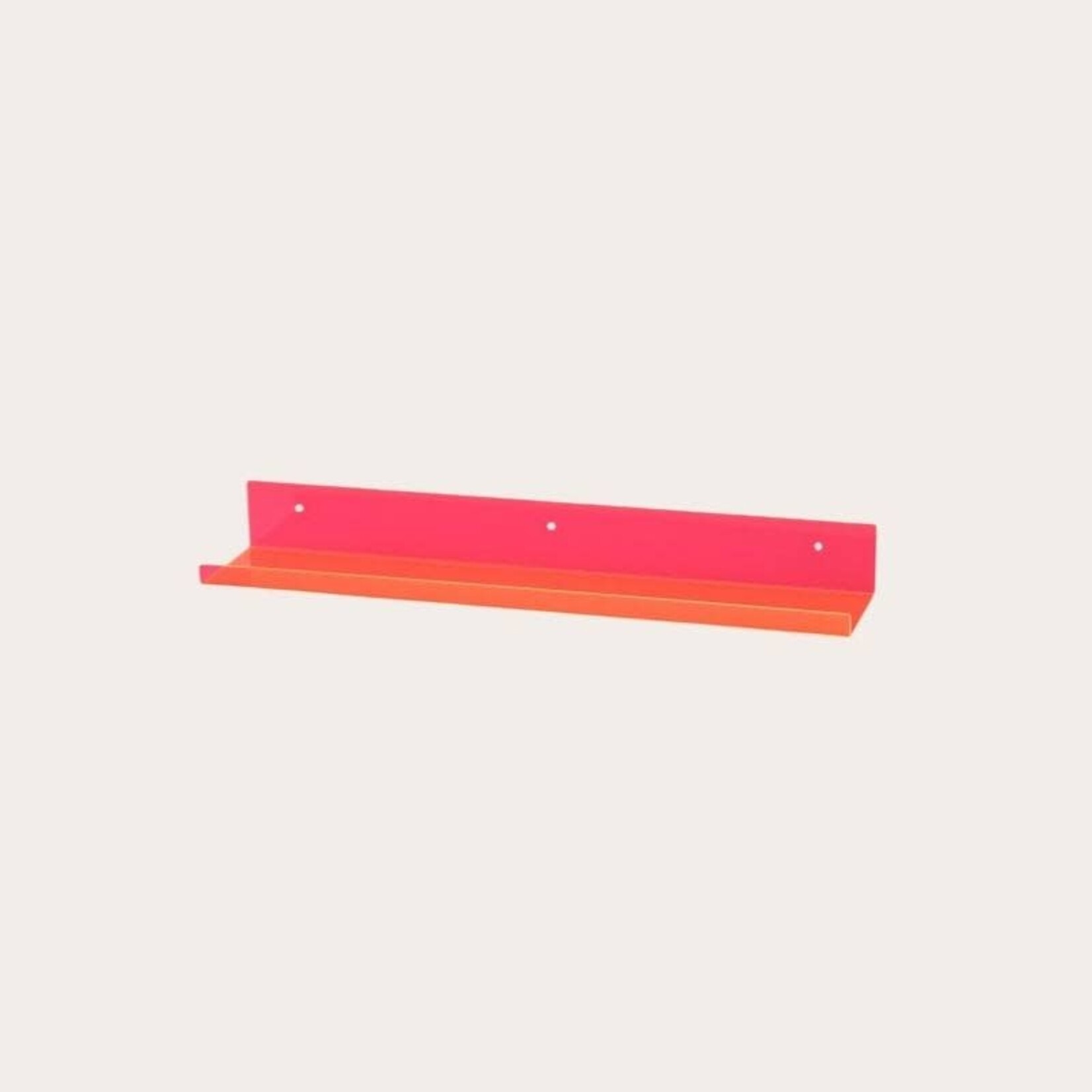 Neon wandplankje - Roze