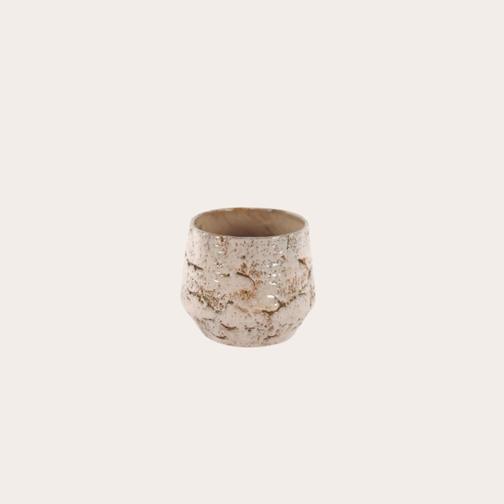 Pot Grooved - Taupe