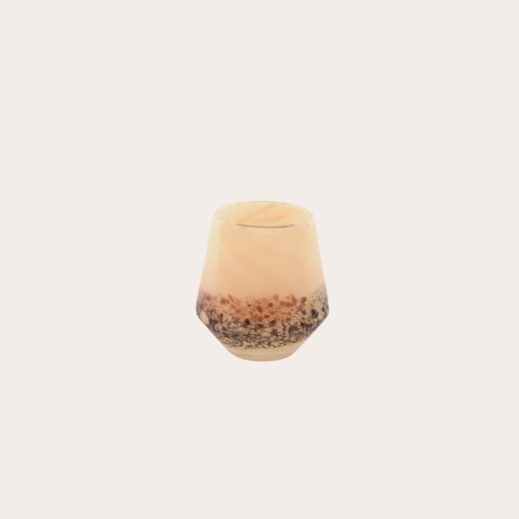 Theelichtouder Rosa - Beige