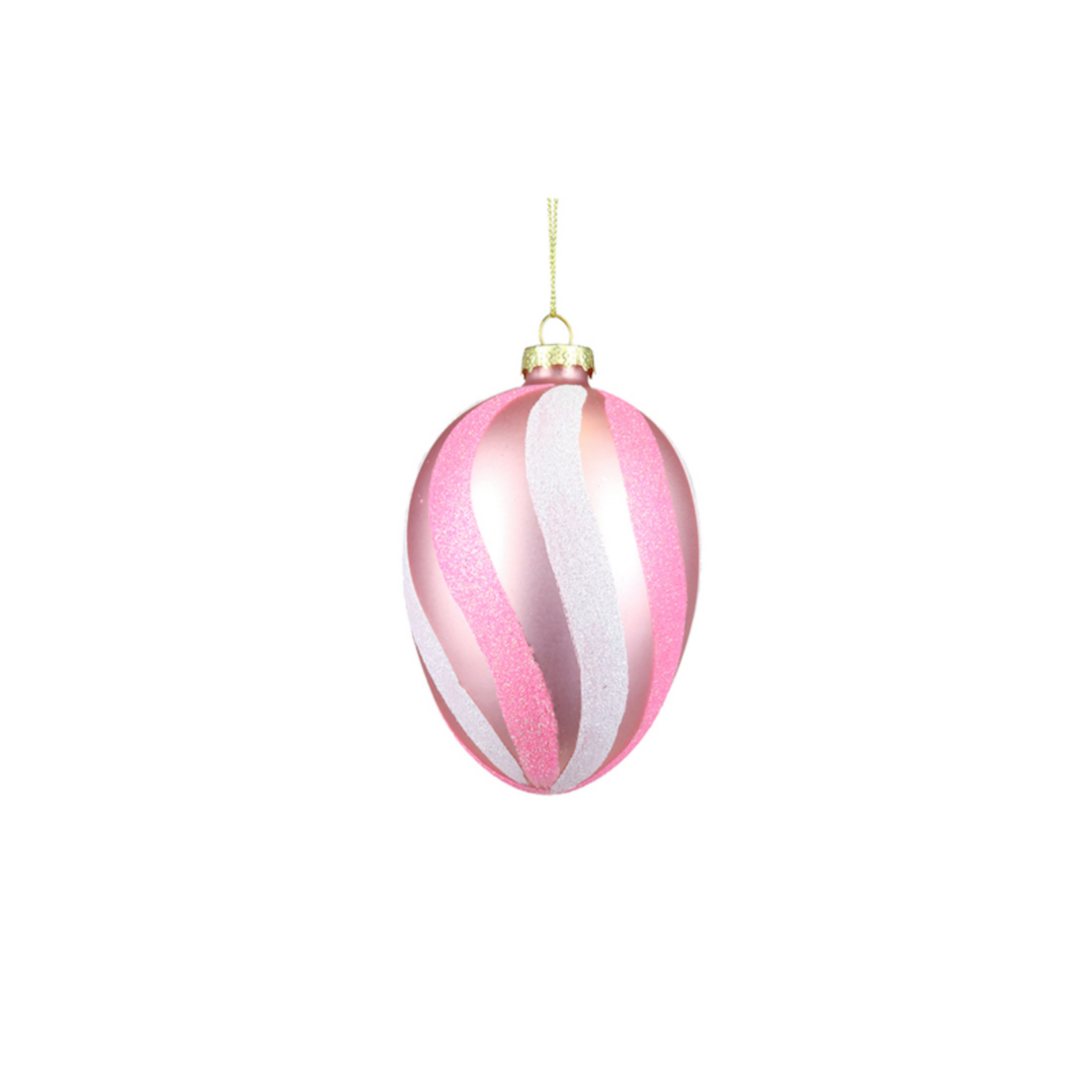 Paas ornament - swirl - paars/roze