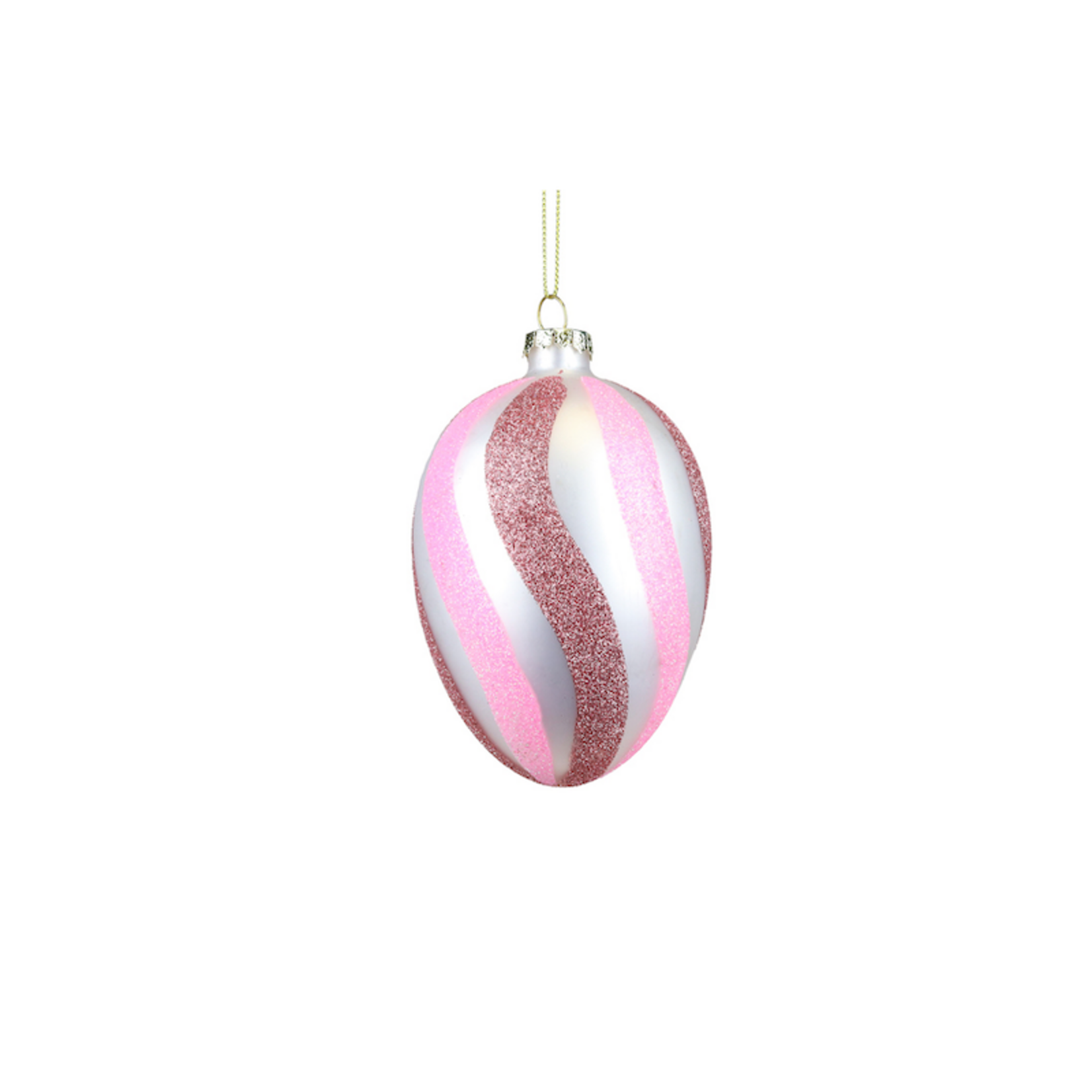Paas ornament - swirl - paars/roze
