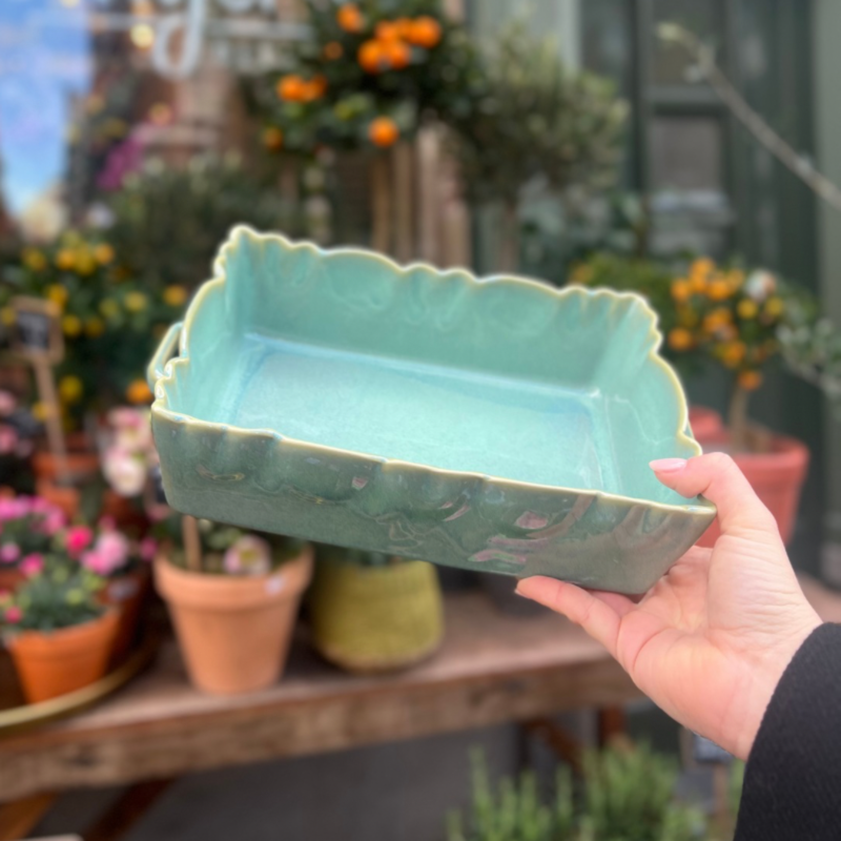 Ovenschaal Moris - Emeraude Bleue S