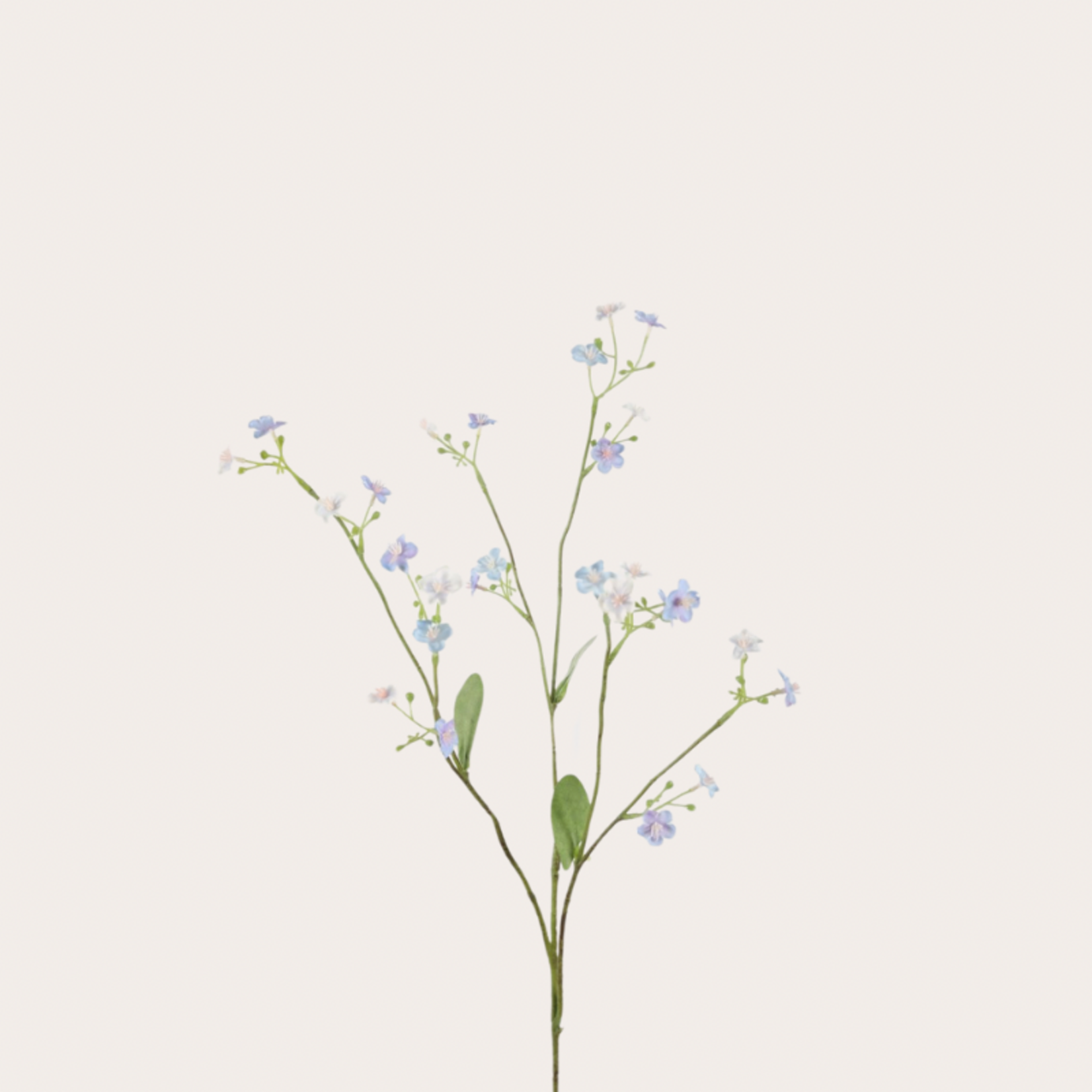 Zijden bloem - Vergeet me nietje blauw