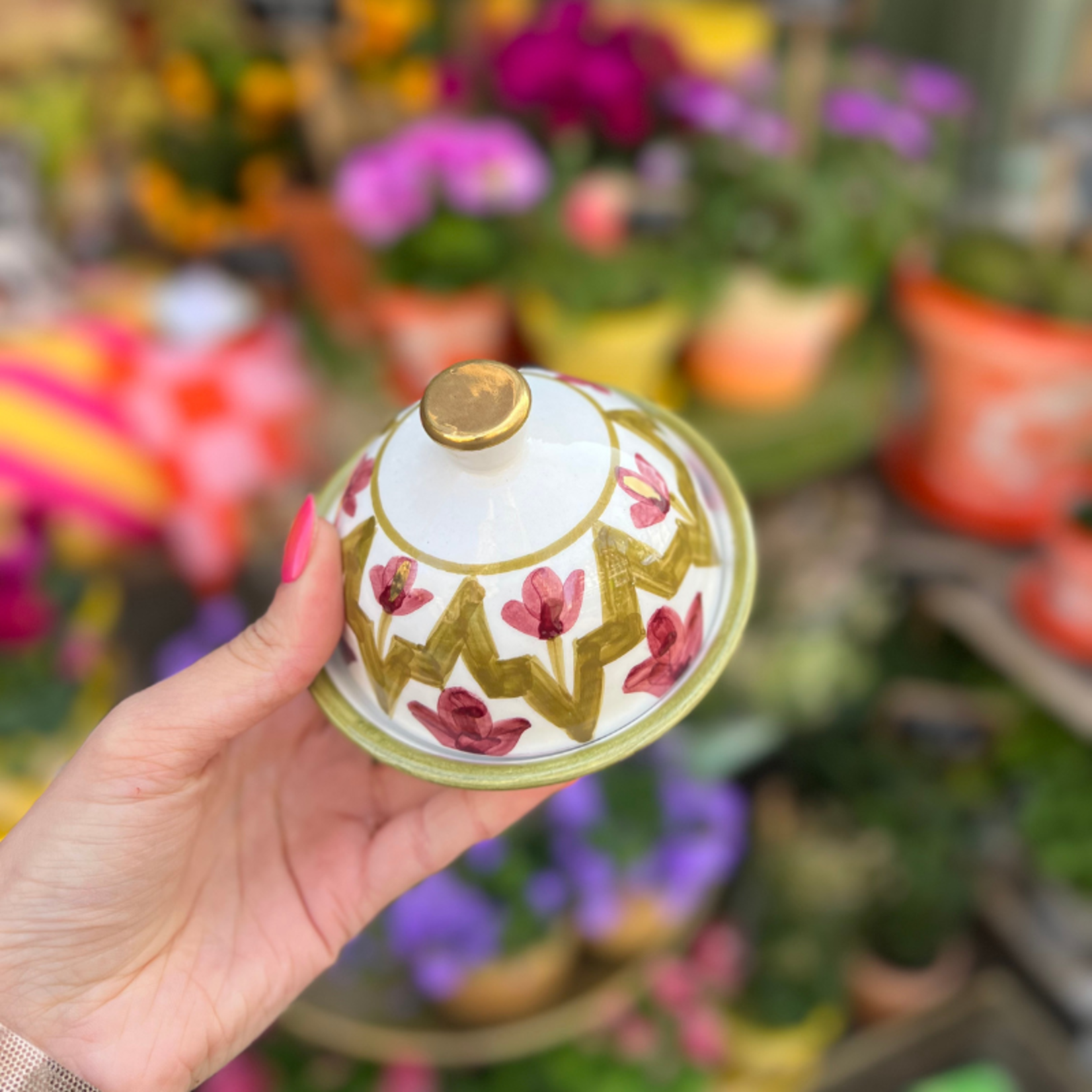 Chabi Chic Chabi Chic - botervlootje - kaki bordeaux