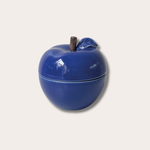 Geurkaars appel - blauw, amber