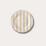 Dinerbord - Beige streep