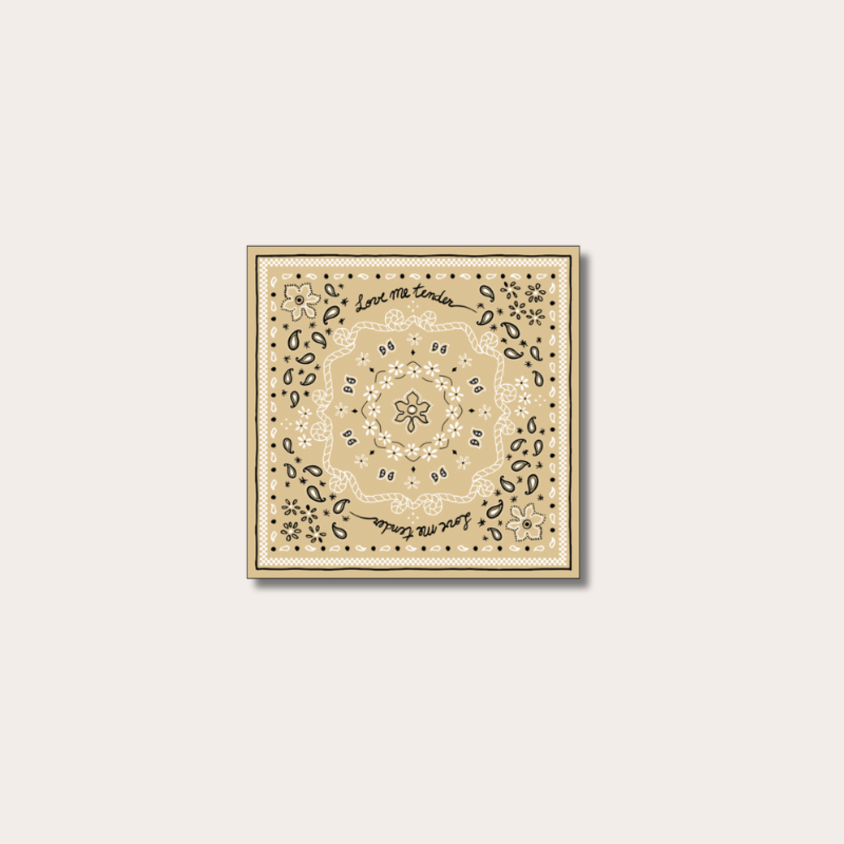 Servetten - Bandana beige