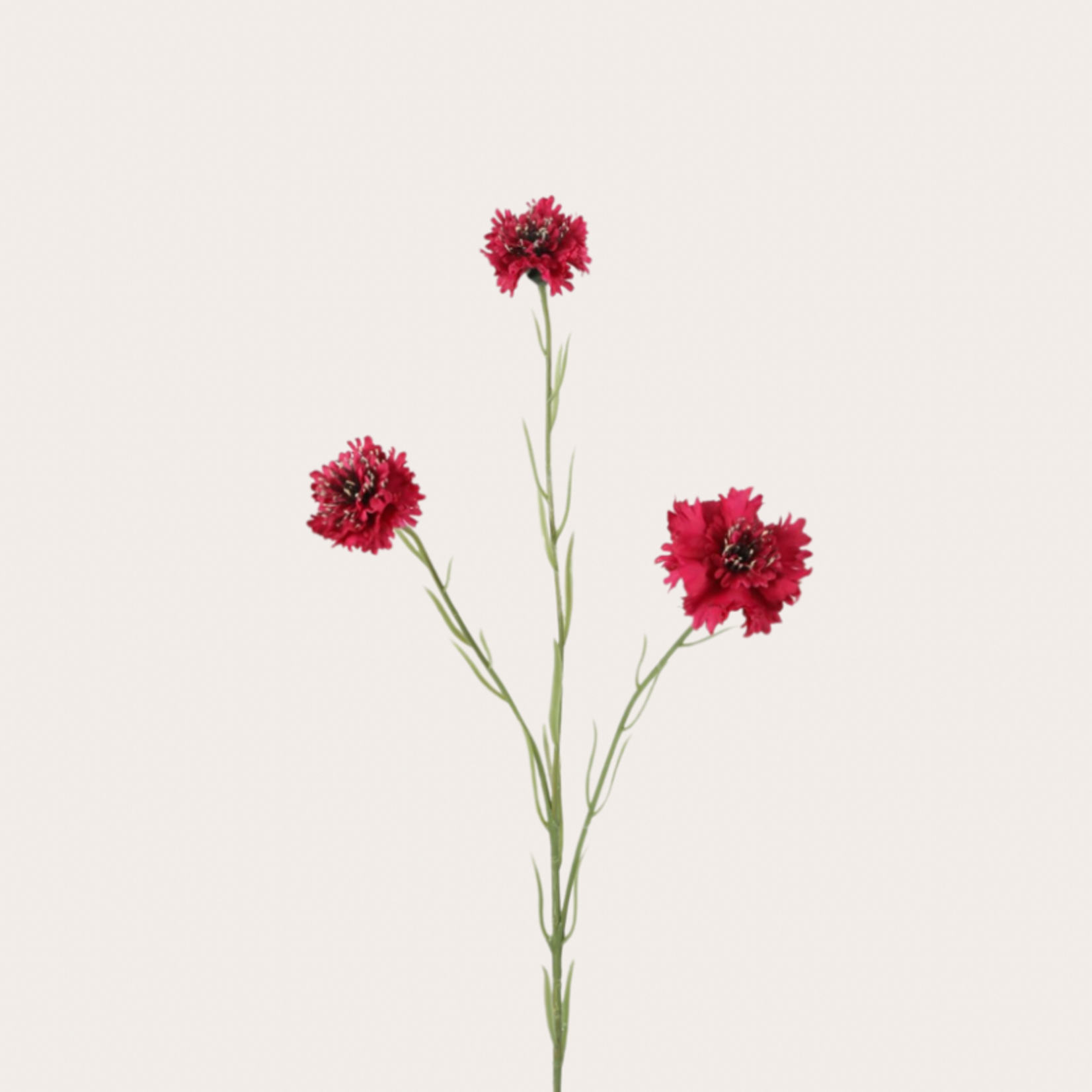 Zijden bloem -  Cornflower spray - Fuchsia
