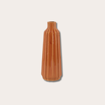 Vaas gestreept - terracotta M