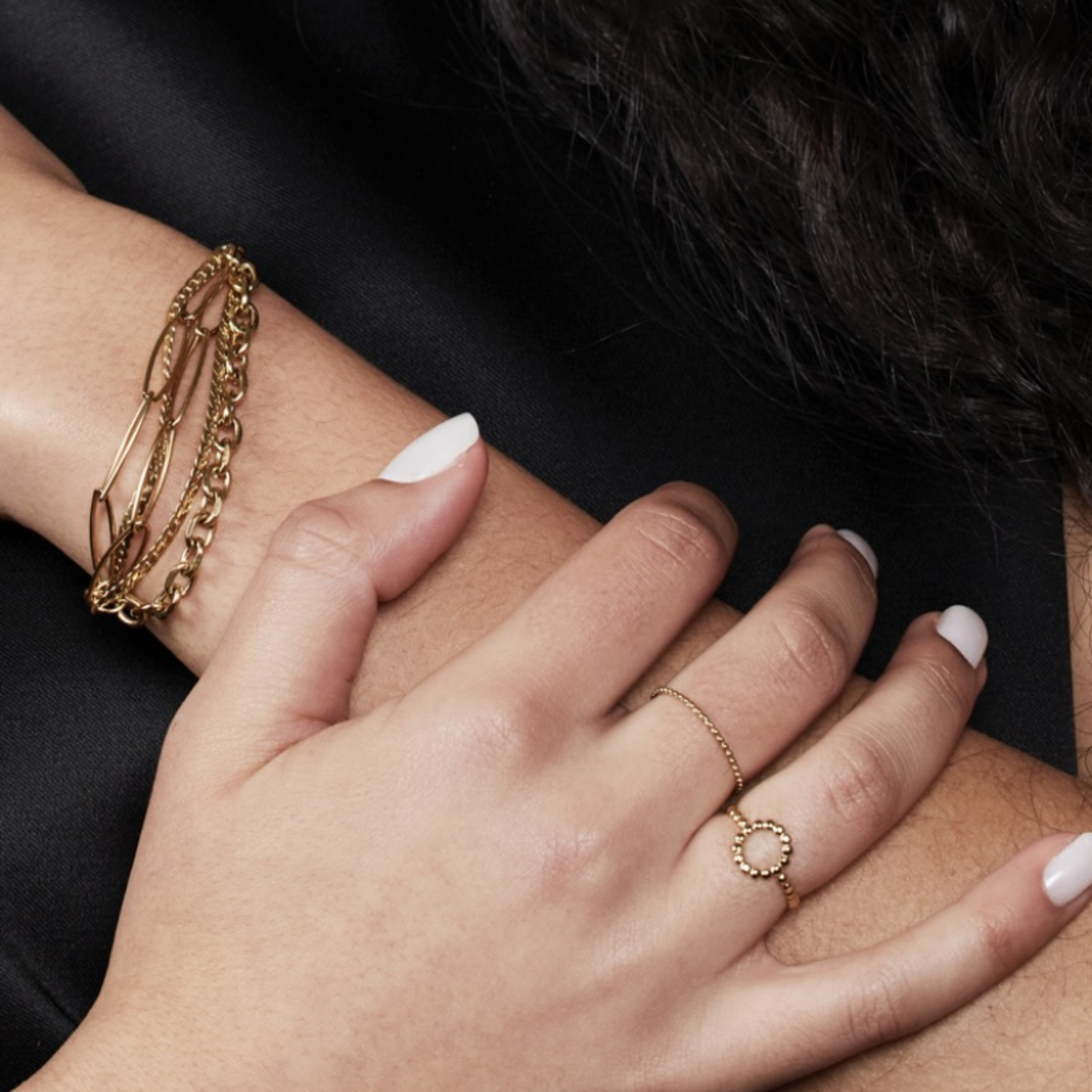 Ring small balls rond