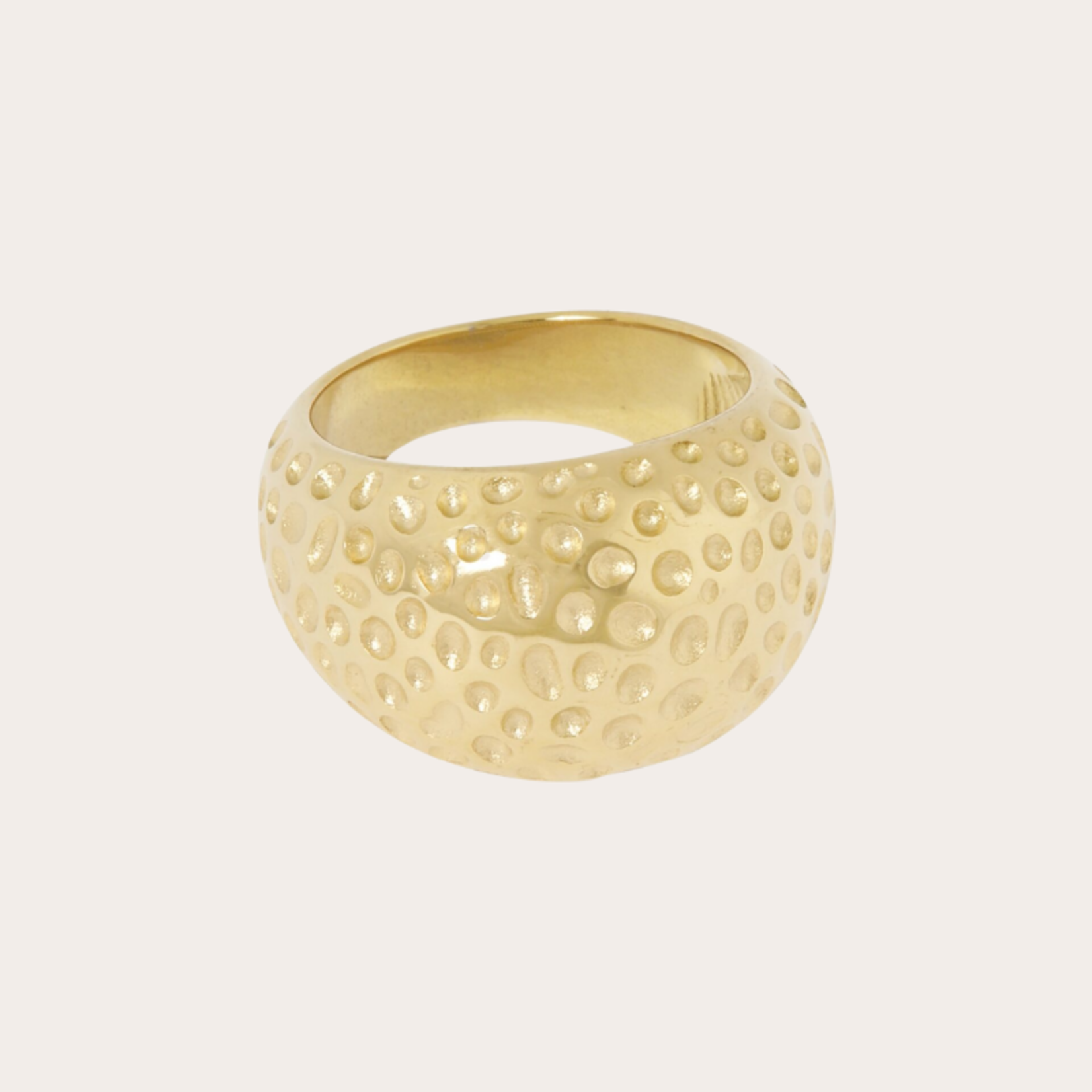 "Bold" ring met patroon - 17