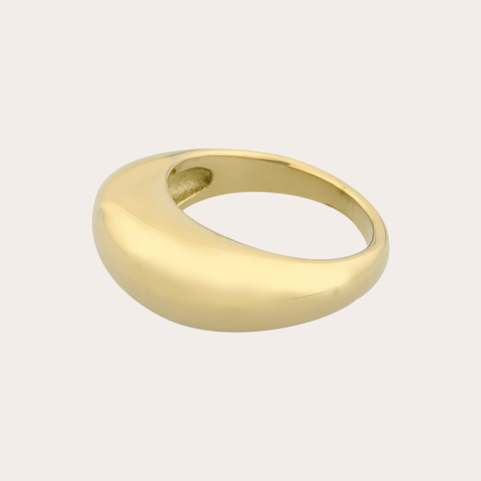 "Moon" ring verguld - 17
