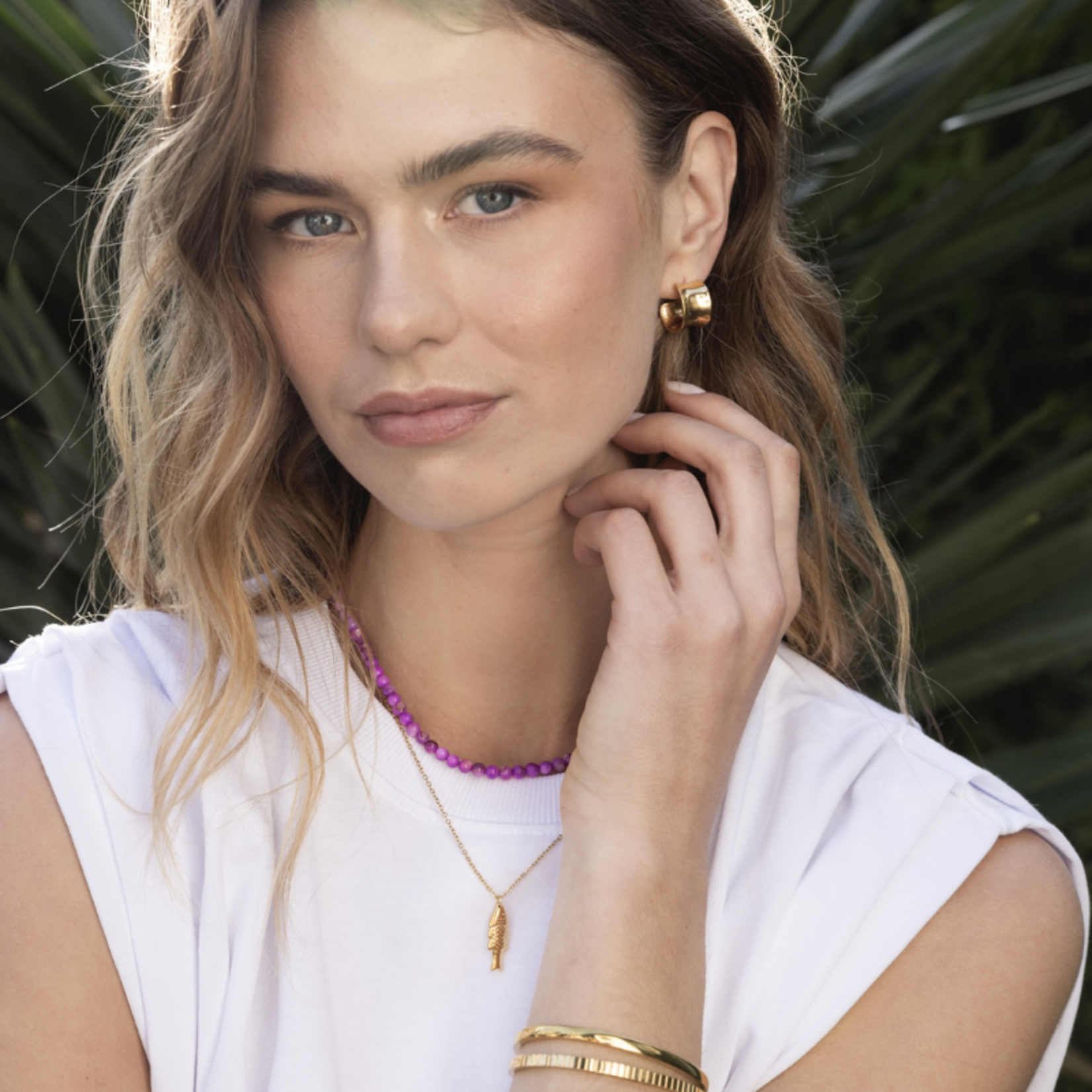 Fijne ketting met vishanger