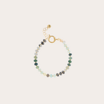 Gemstone armbandje groen - mêlée