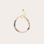 Gemstone armbandje nude orange