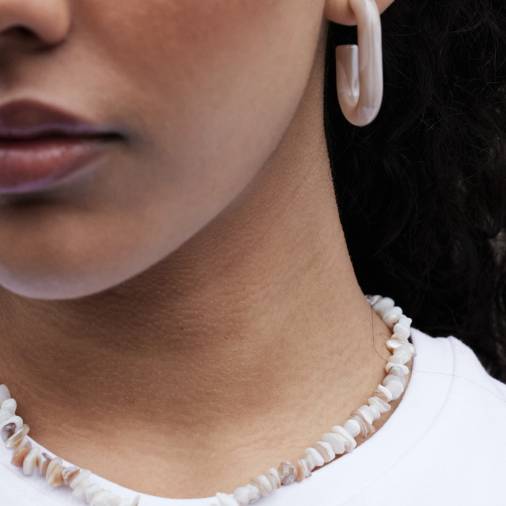 Schelpen ketting nude-mêlée