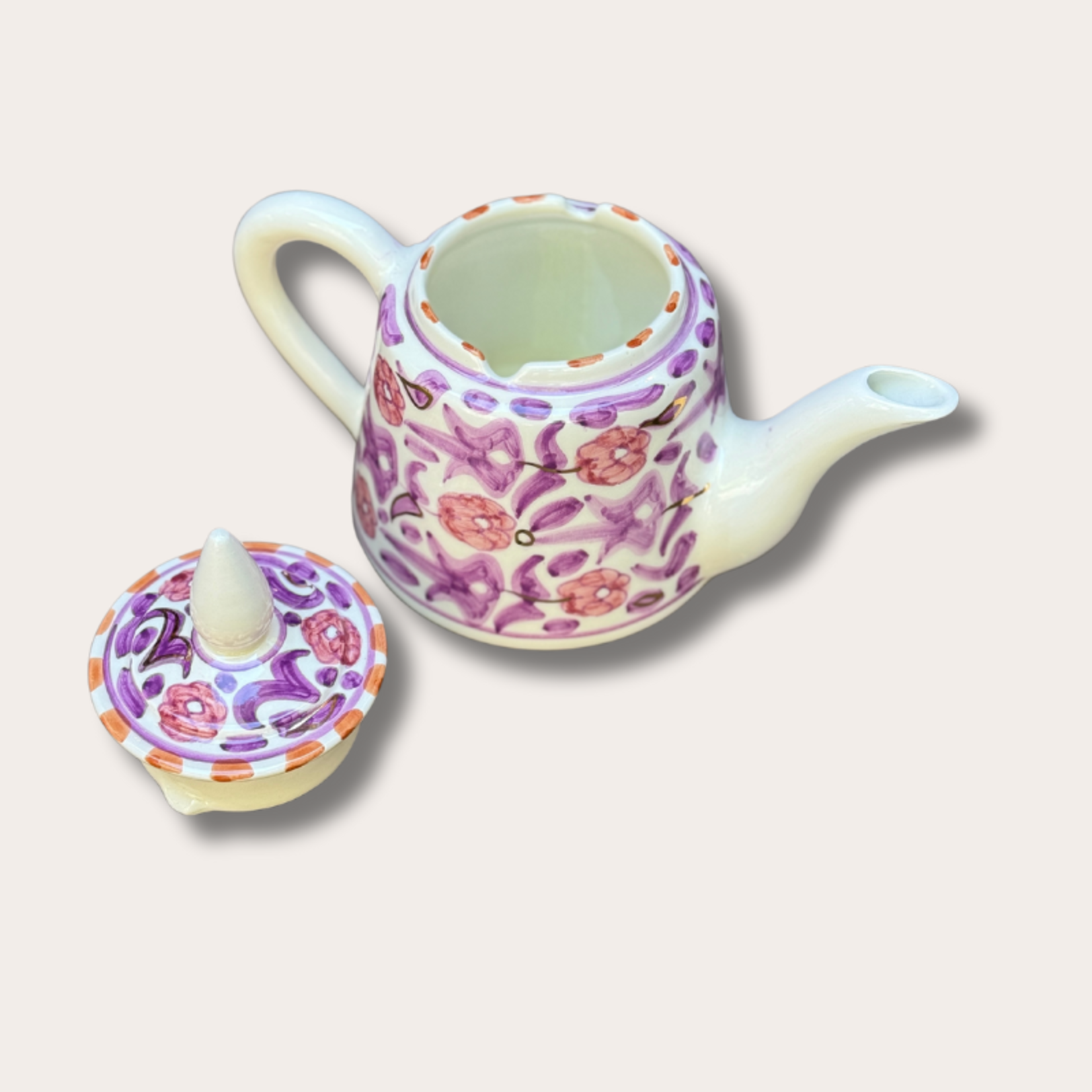 Chabi Chic Chabi Chic - thee pot - lila bloemen