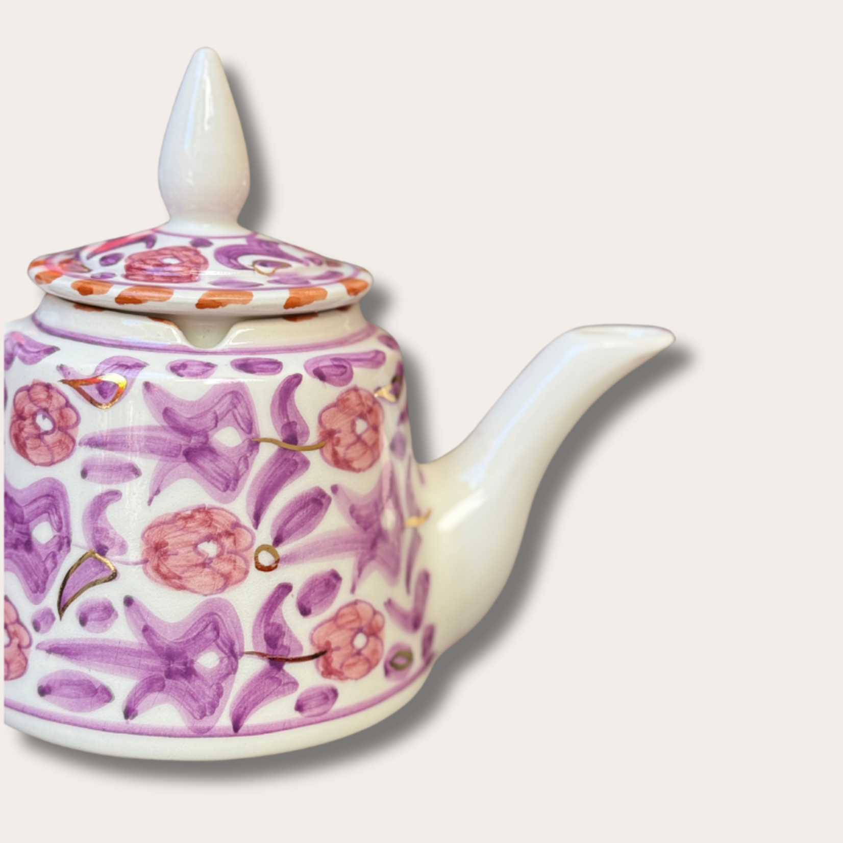 Chabi Chic Chabi Chic - thee pot - lila bloemen