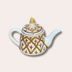 Chabi Chic Chabi Chic - thee pot - kaki bordeaux