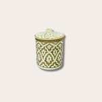 Chabi Chic Chabi Chic - voorraadpot - kaki bloemen M