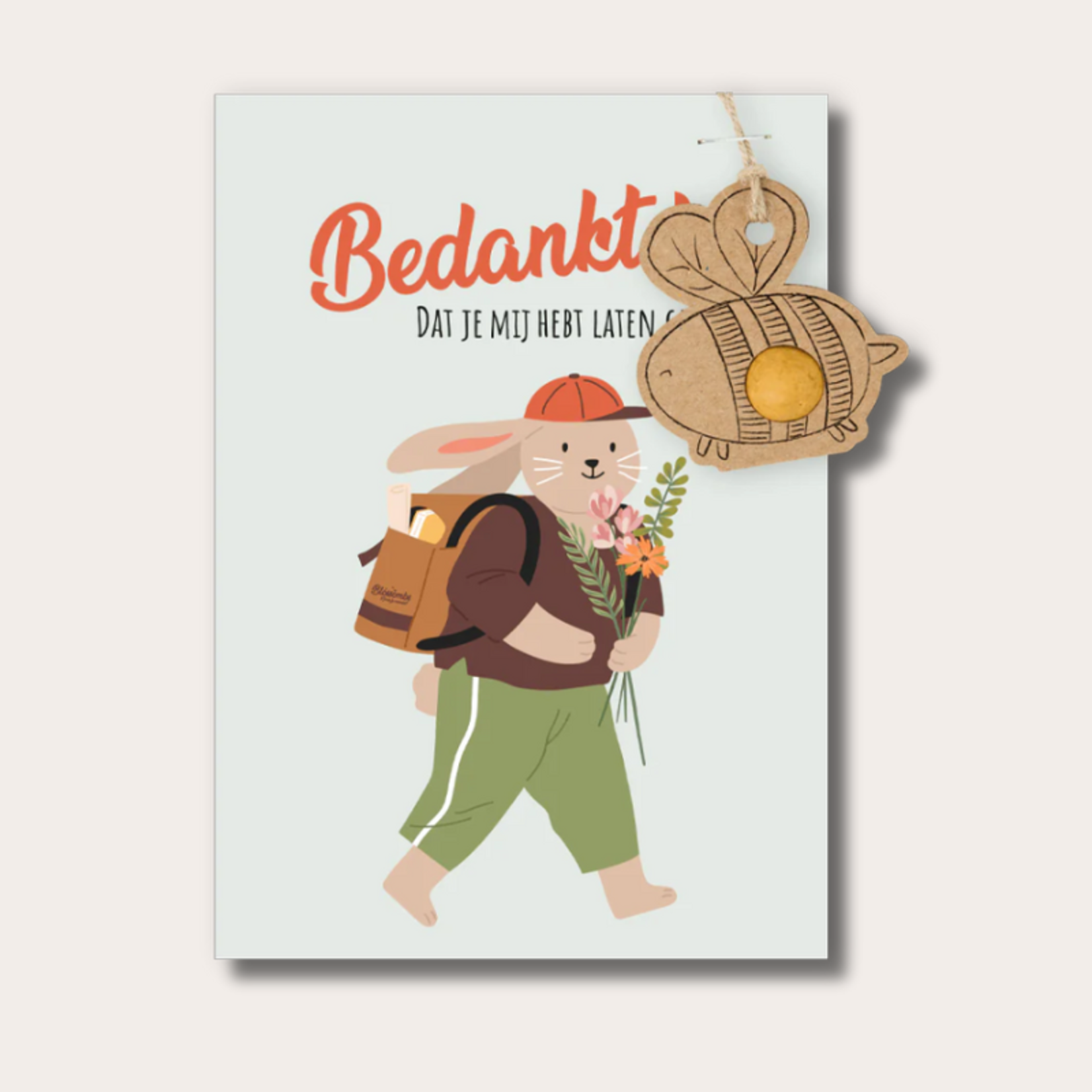 Zaadbommen kaart - bedankt
