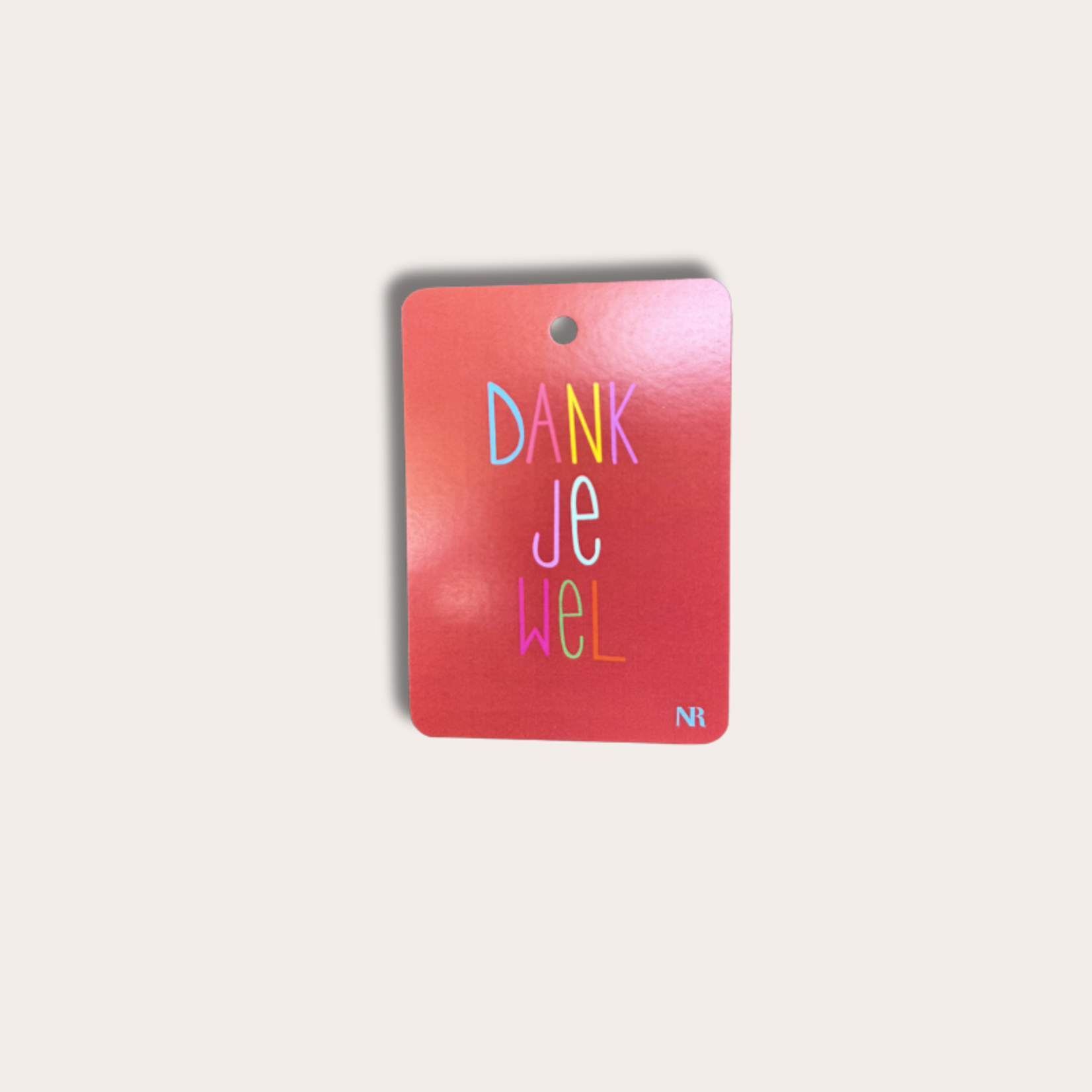 Kaart klein - Dankjewel