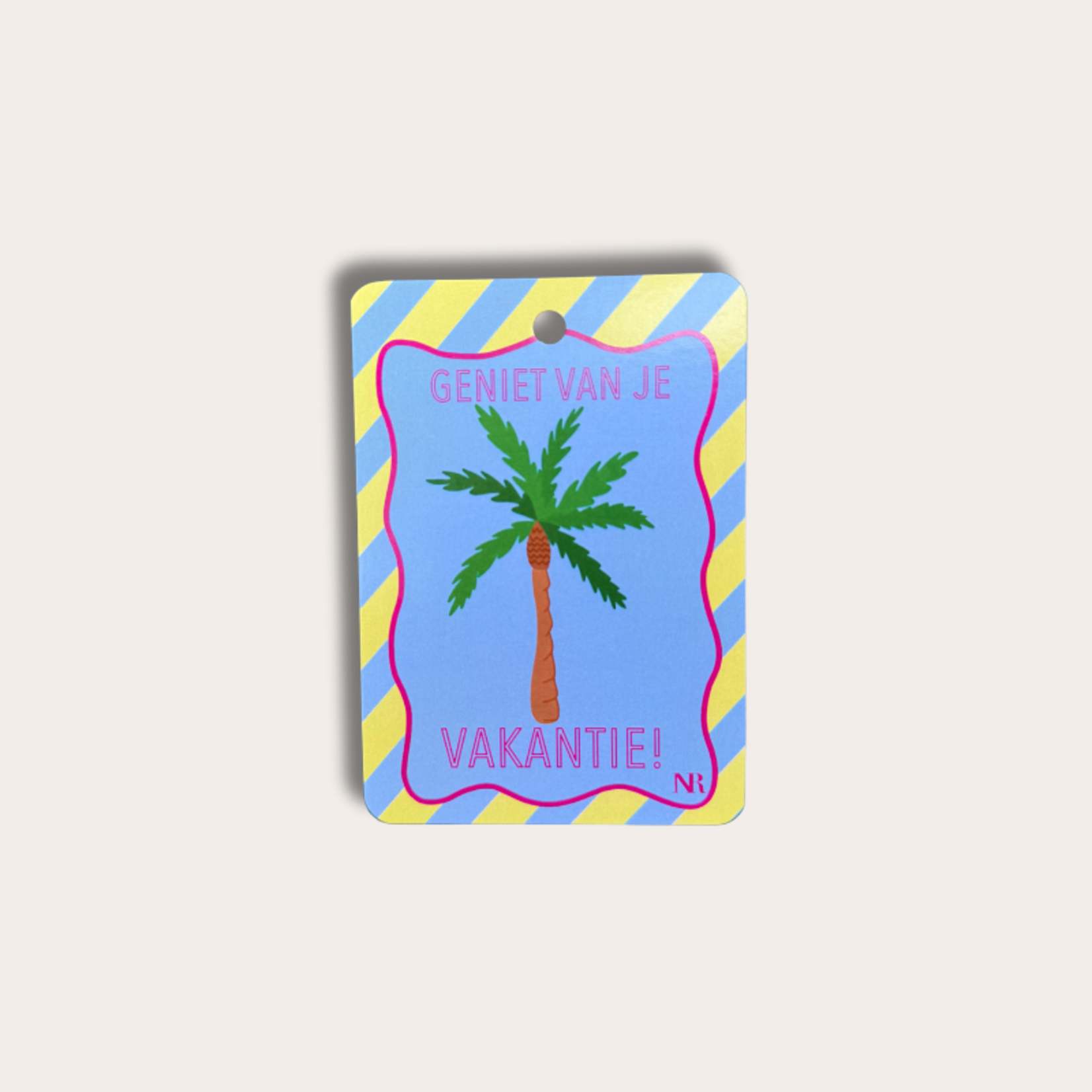 Kaart klein - Geniet van je vakantie