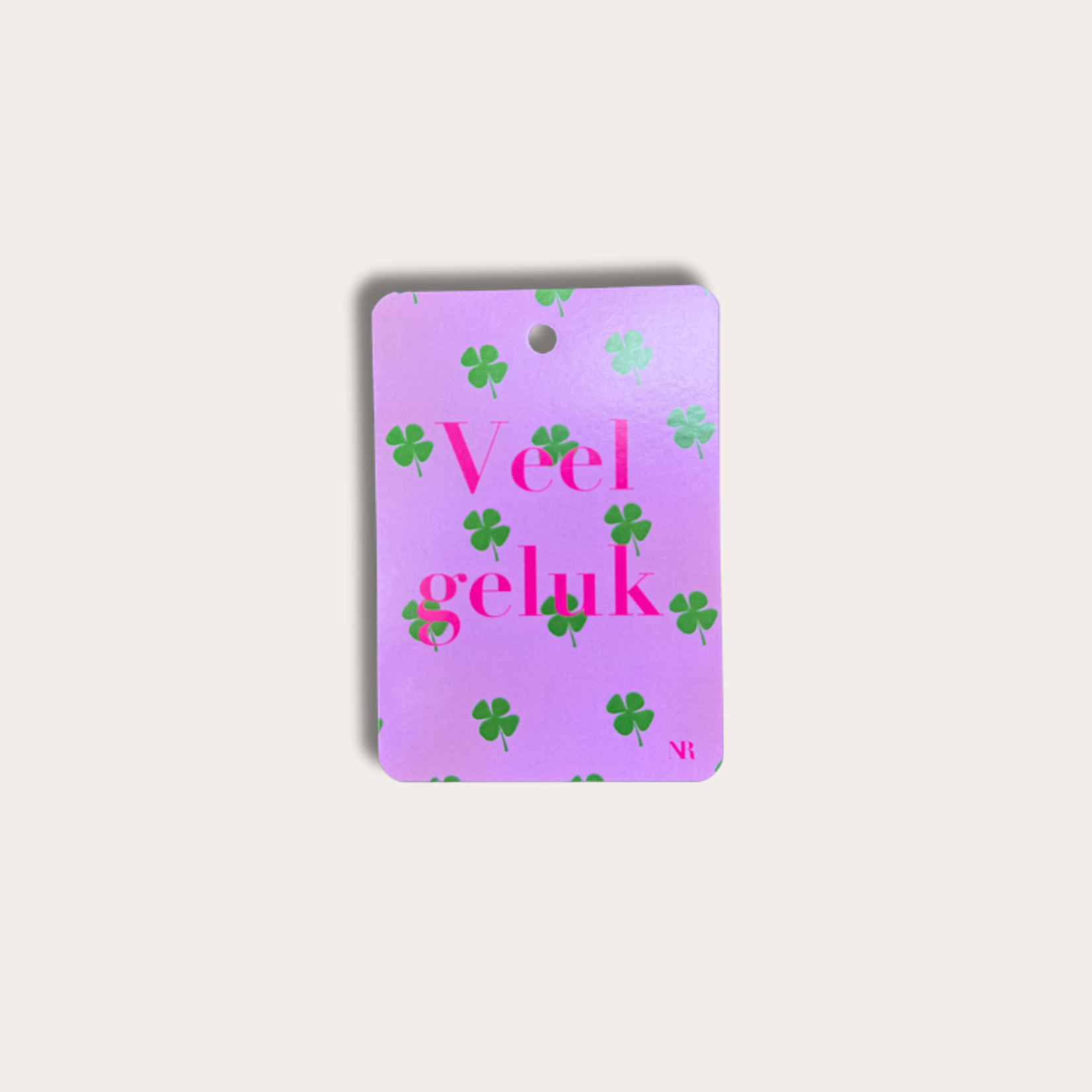 Kaart klein - Veel geluk