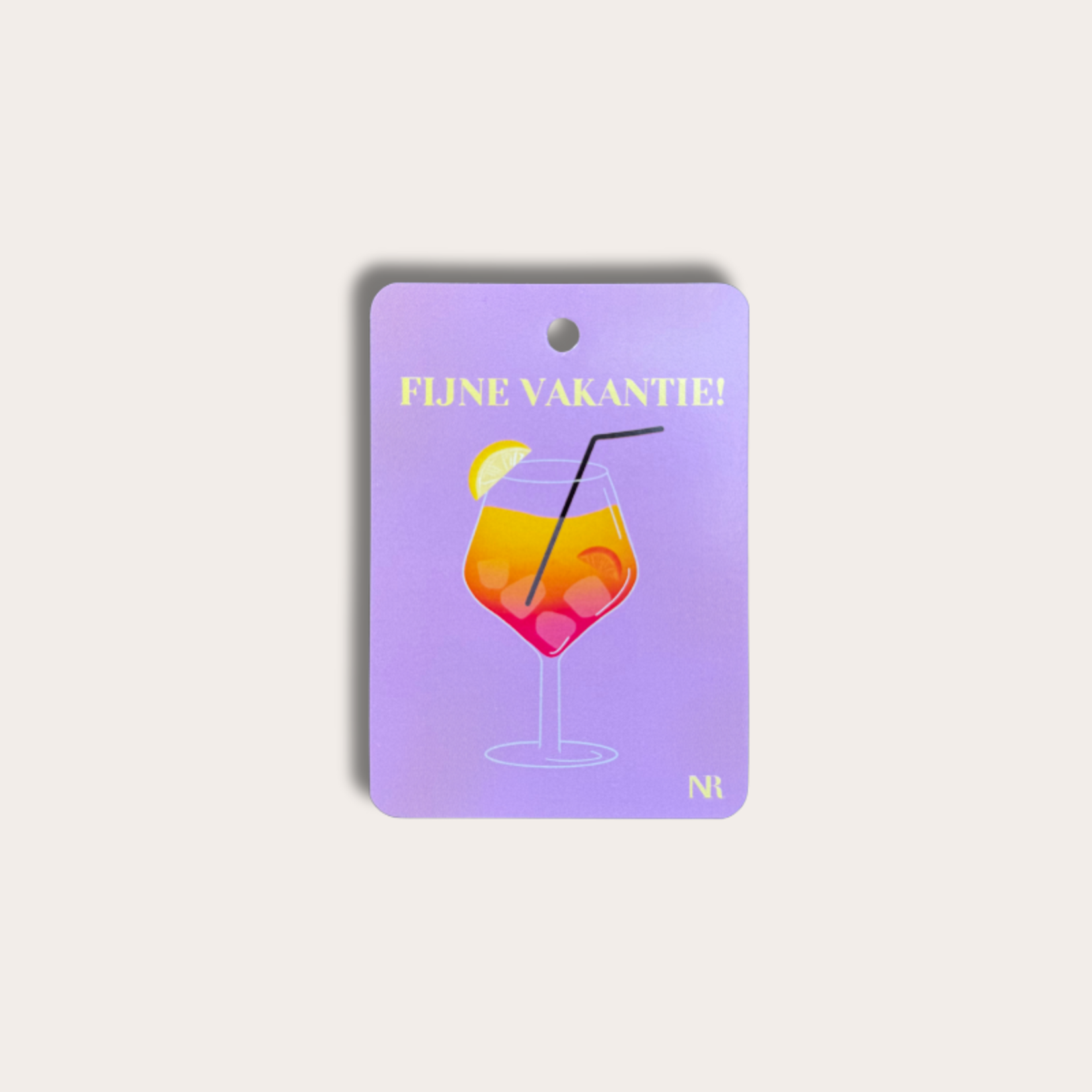 Kaart klein - Fijne vakantie
