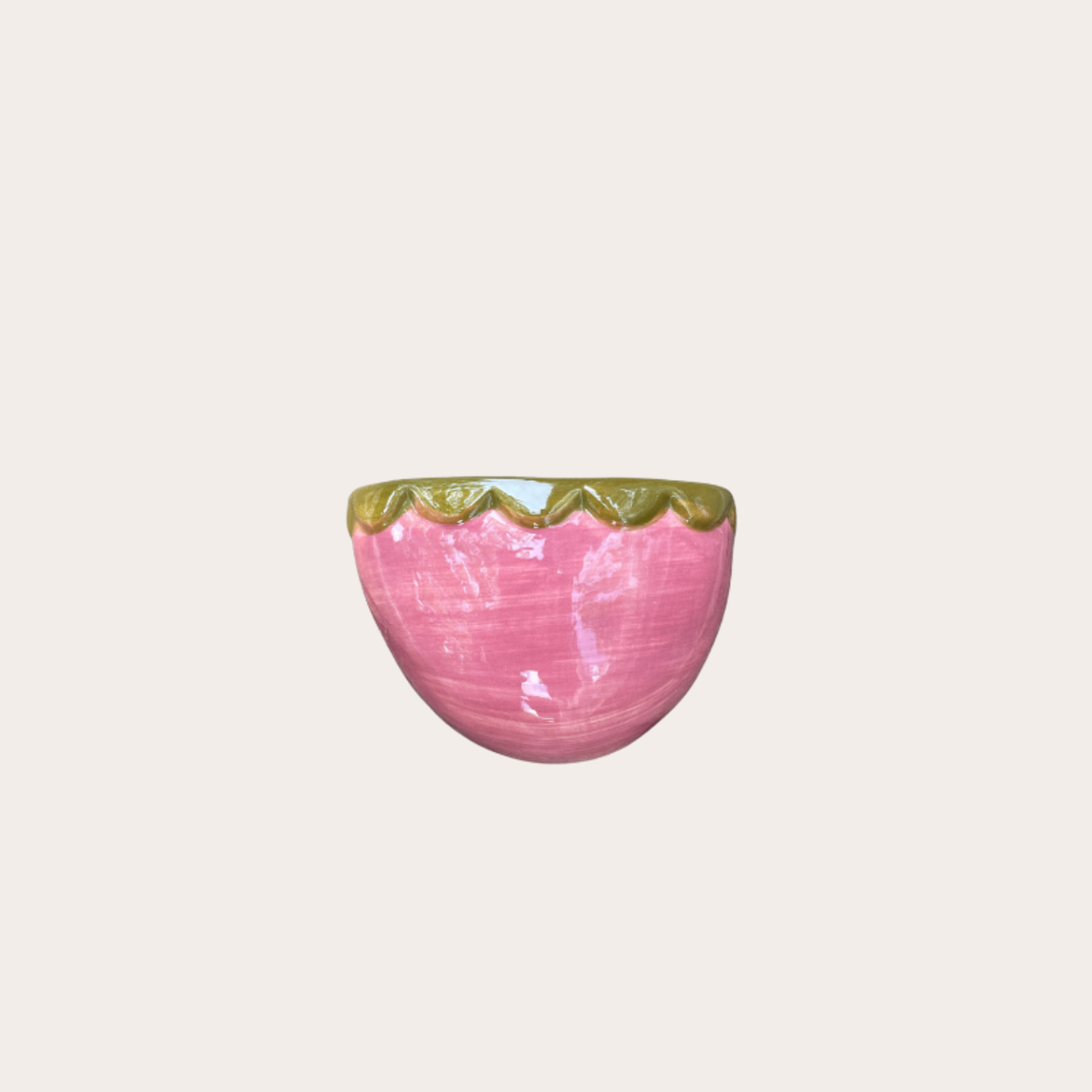 Muurpot Maxime - Roze/geel