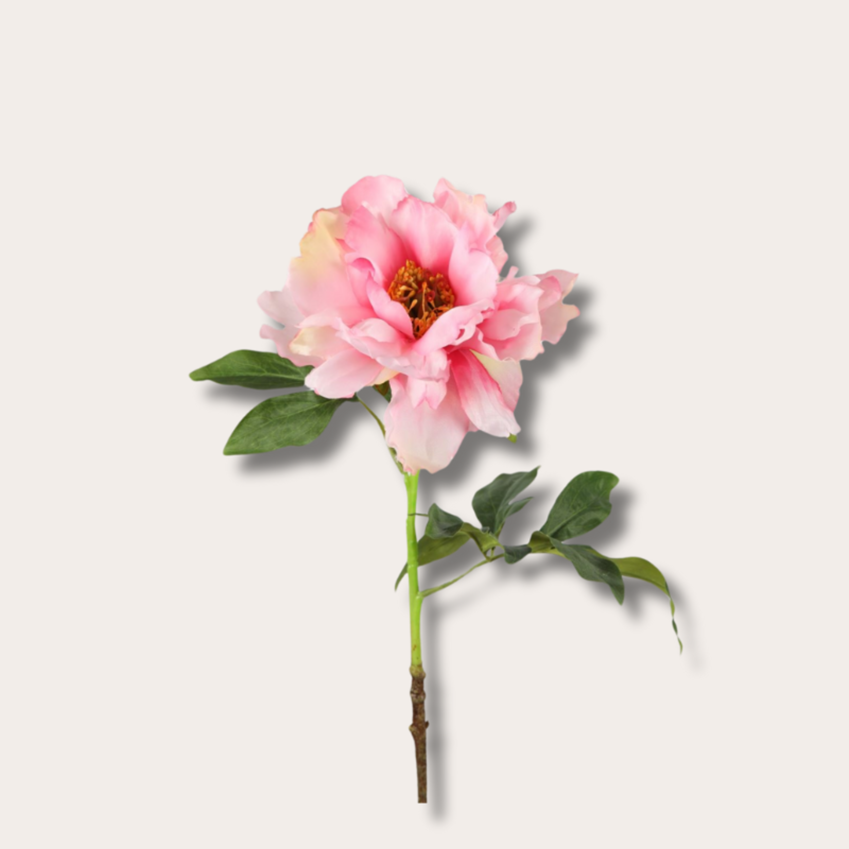 Zijden bloem - Pioen- roze