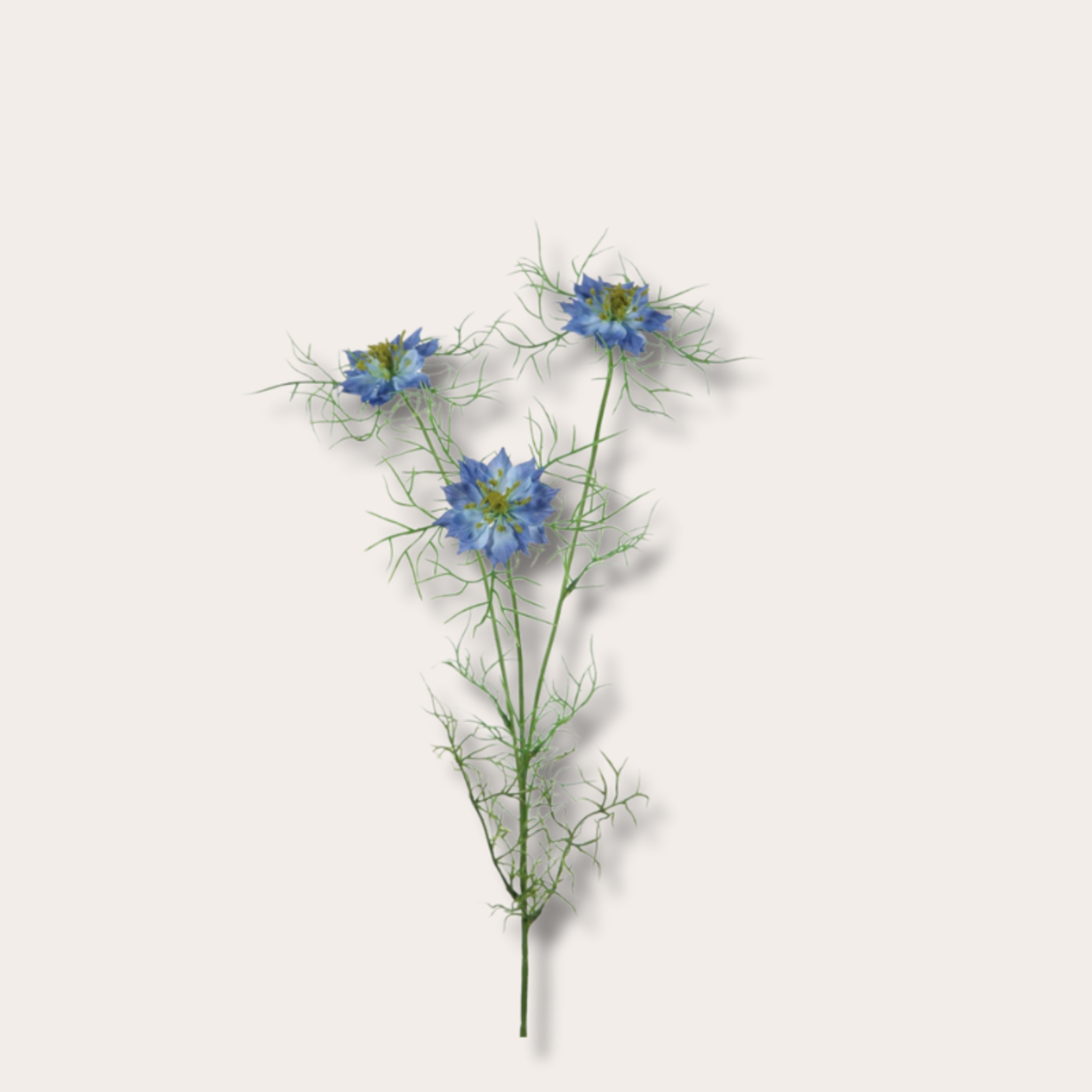 Zijden bloem - Juffertje - blauw