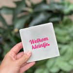 Tegeltje - Welkom kleintje Tegeltje - Welkom kleintje