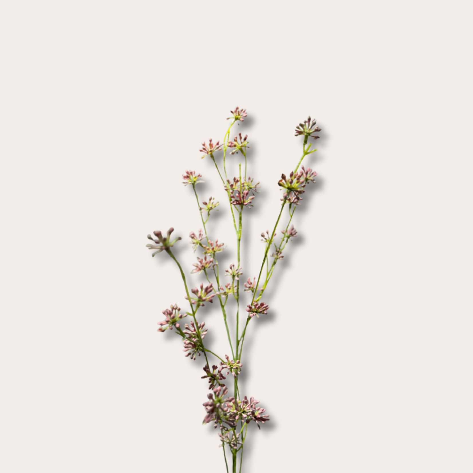 Zijden bloem - Berries spray - roze